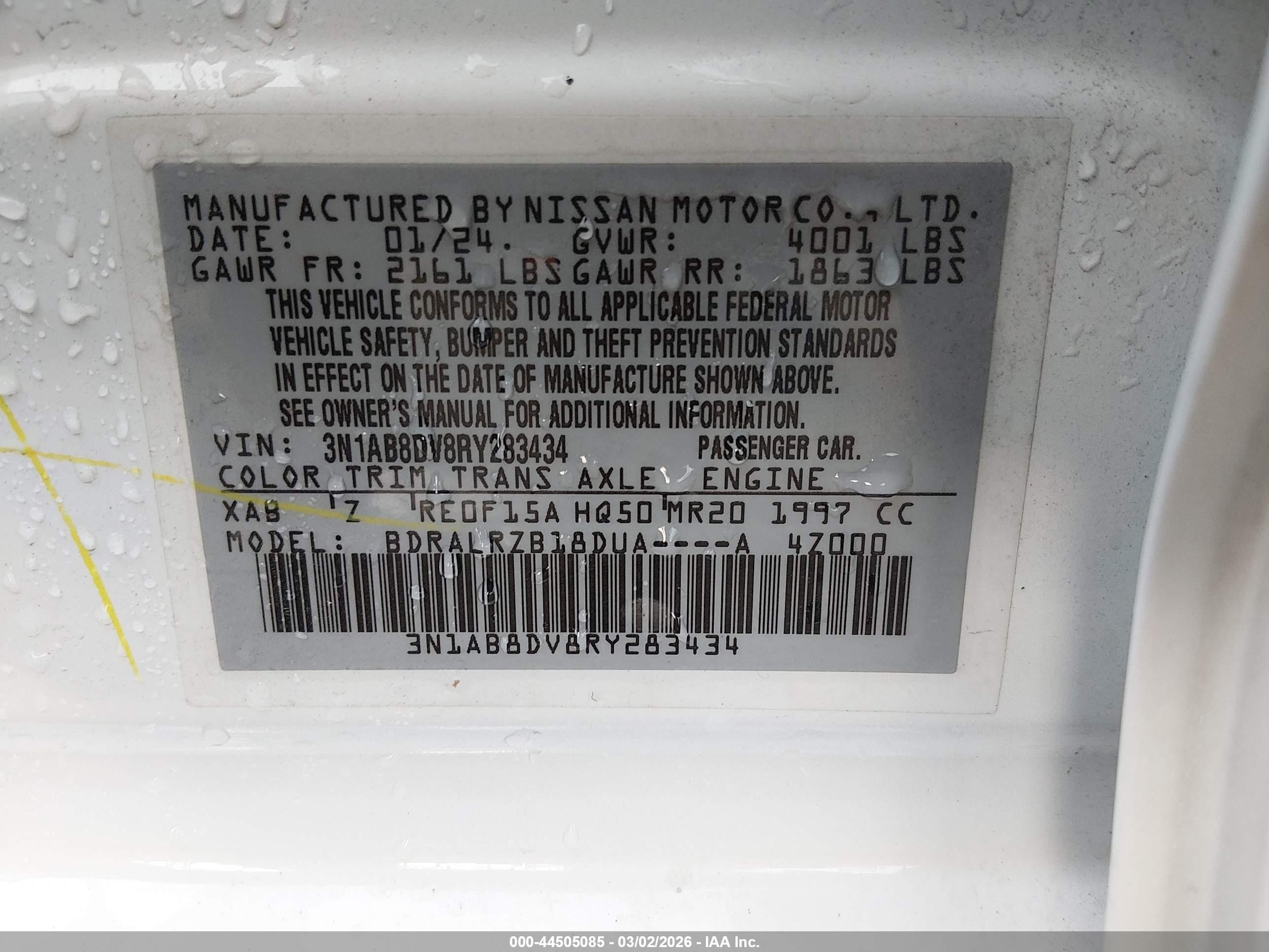 NISSAN SENTRA image 9