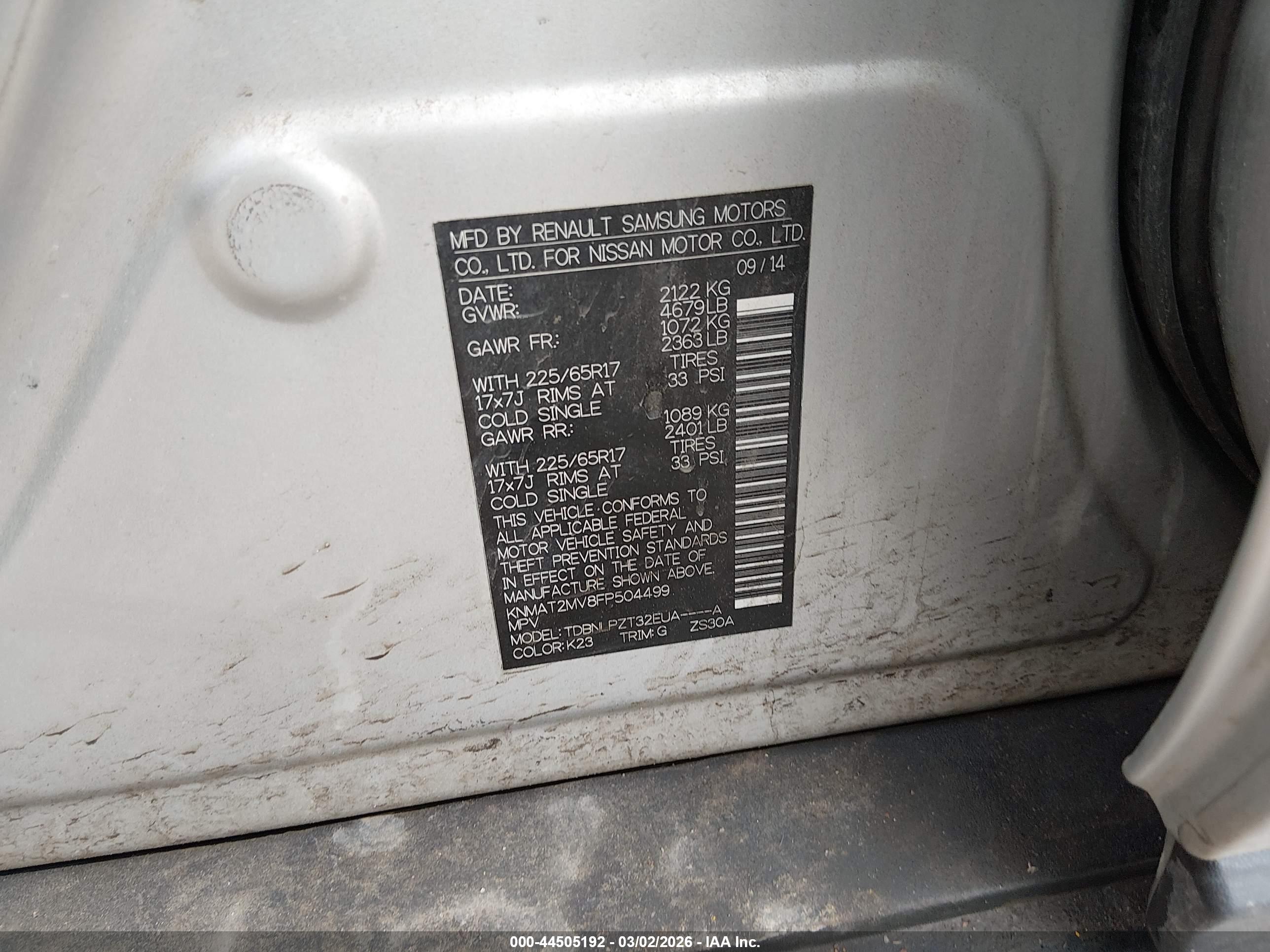 NISSAN ROGUE image 9