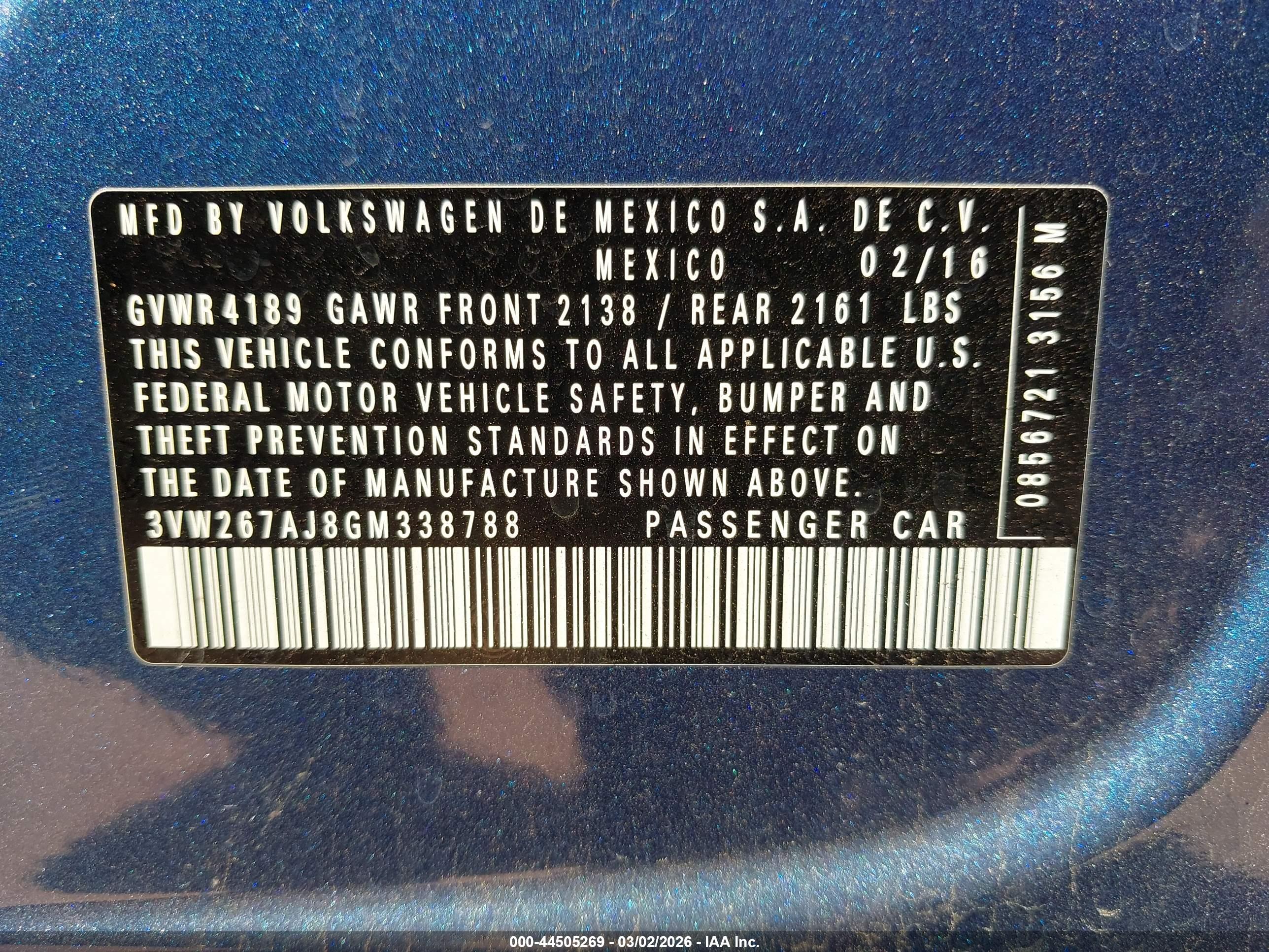VOLKSWAGEN JETTA image 9