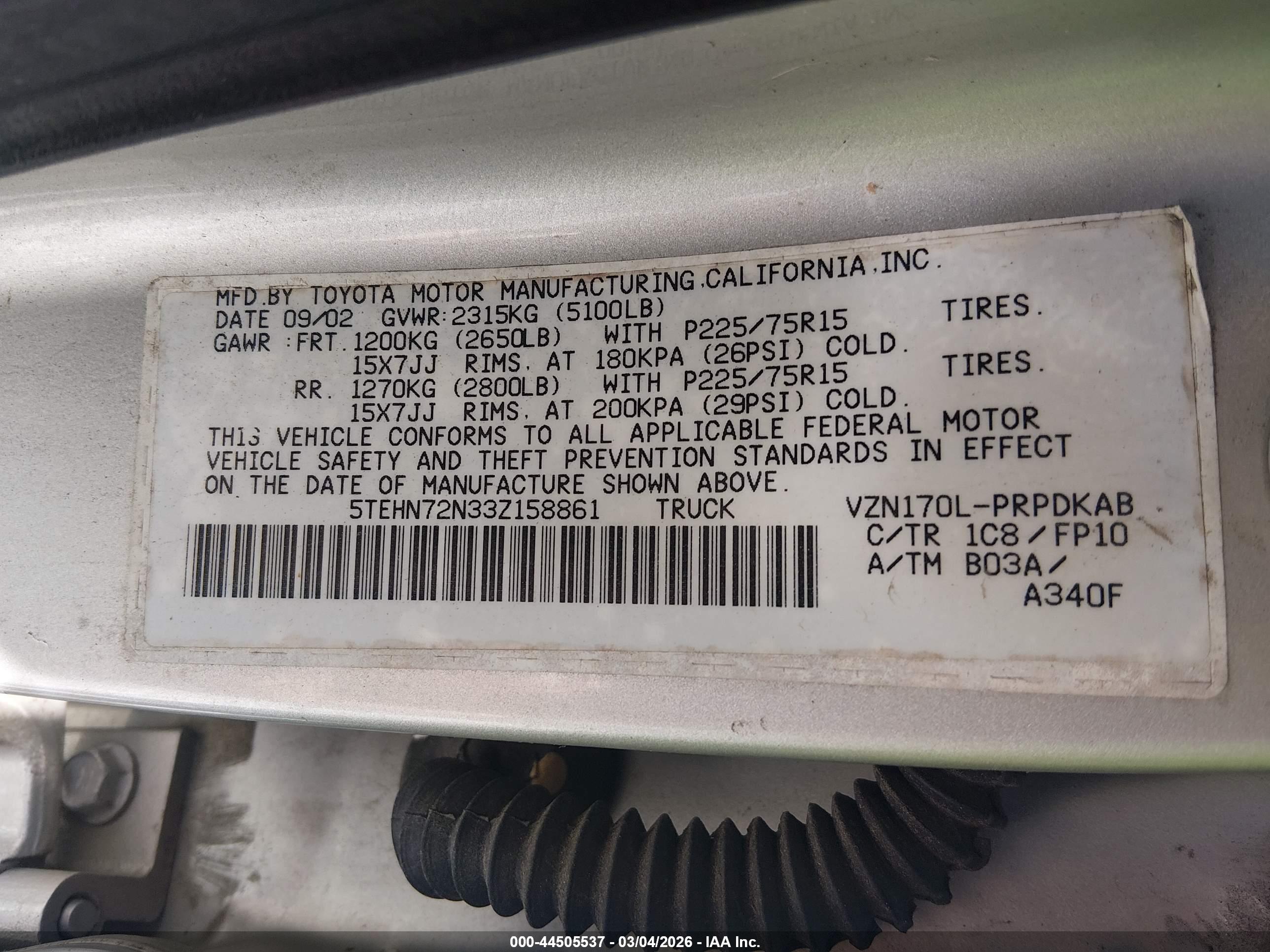 TOYOTA TACOMA image 9