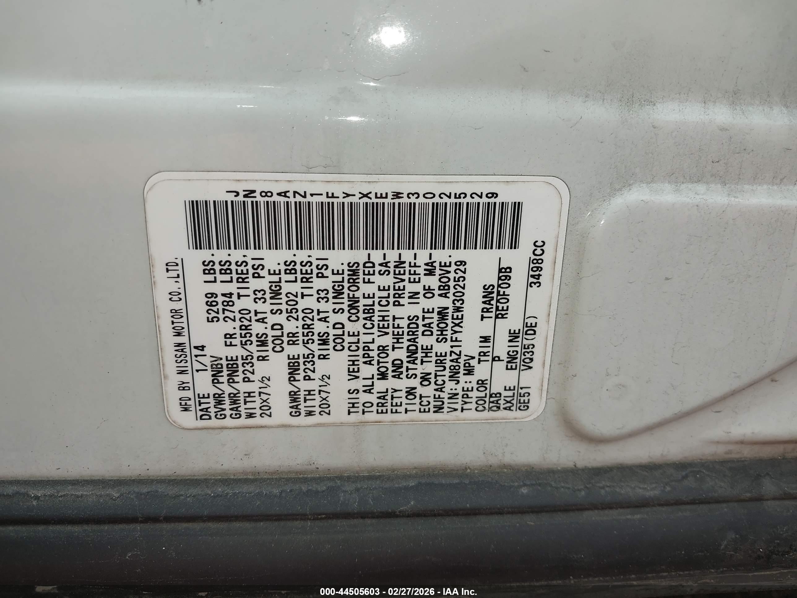 NISSAN MURANO image 9