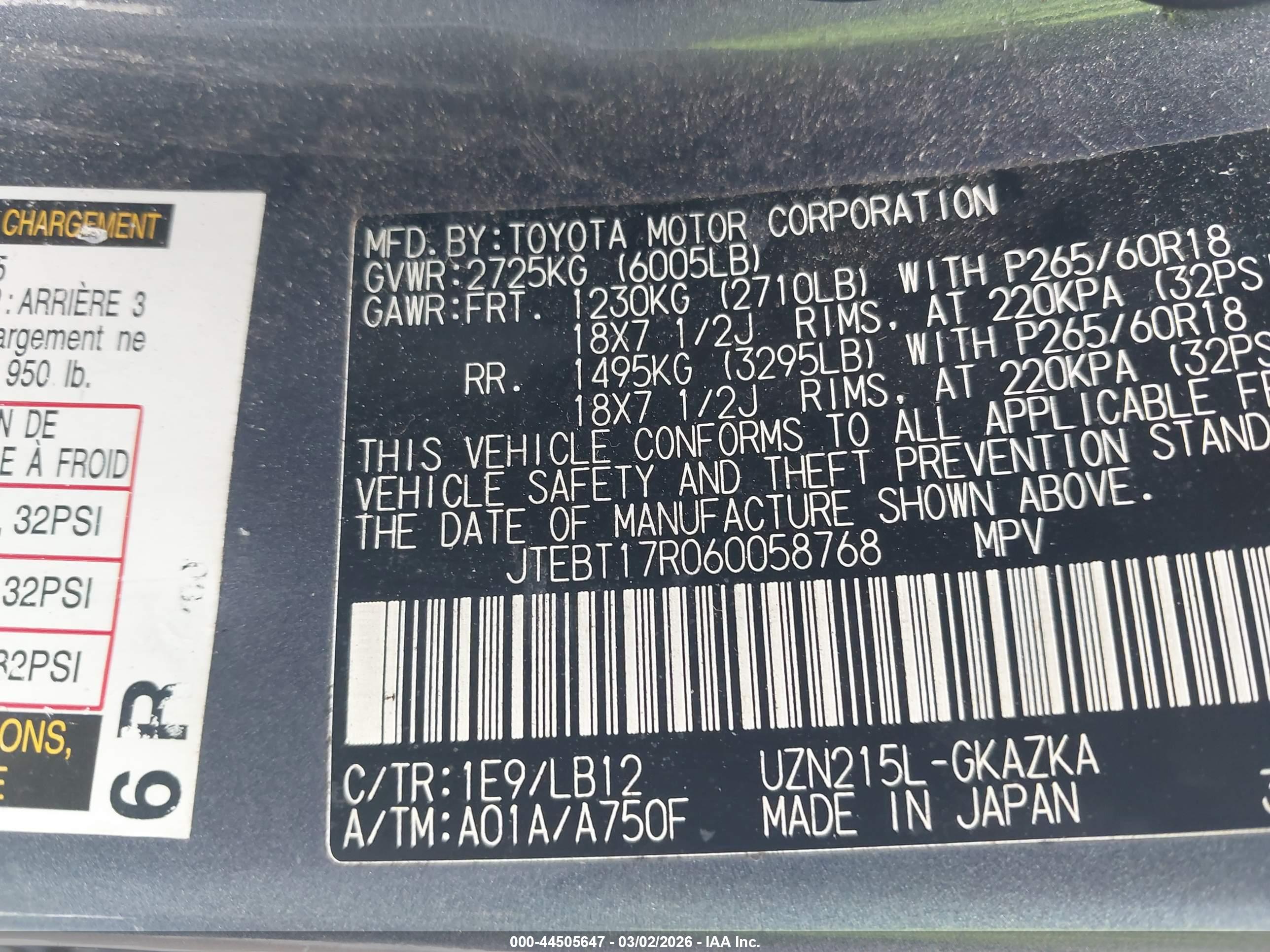 TOYOTA 4RUNNER image 9