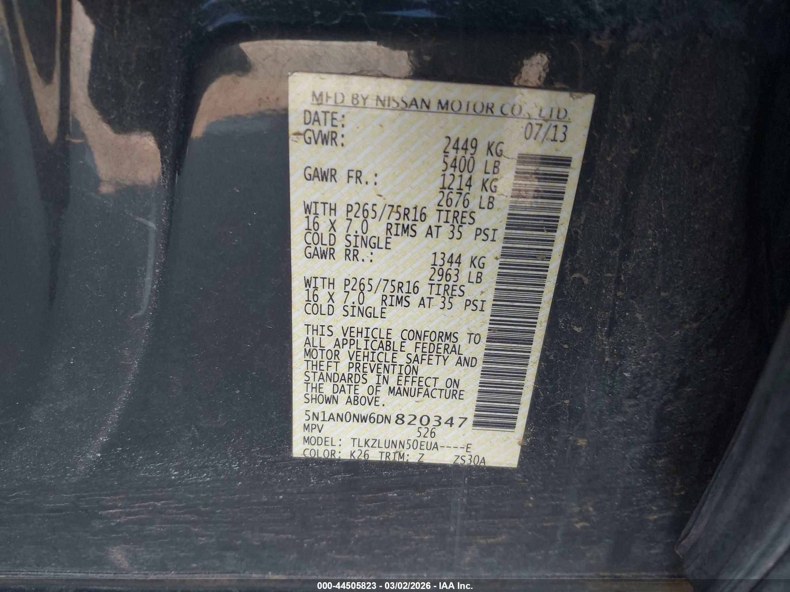 NISSAN XTERRA image 9