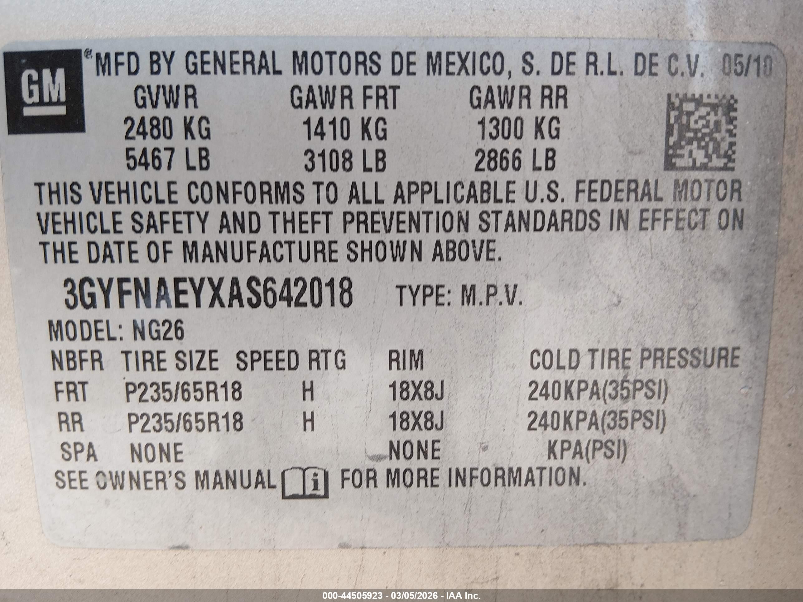 CADILLAC SRX image 9