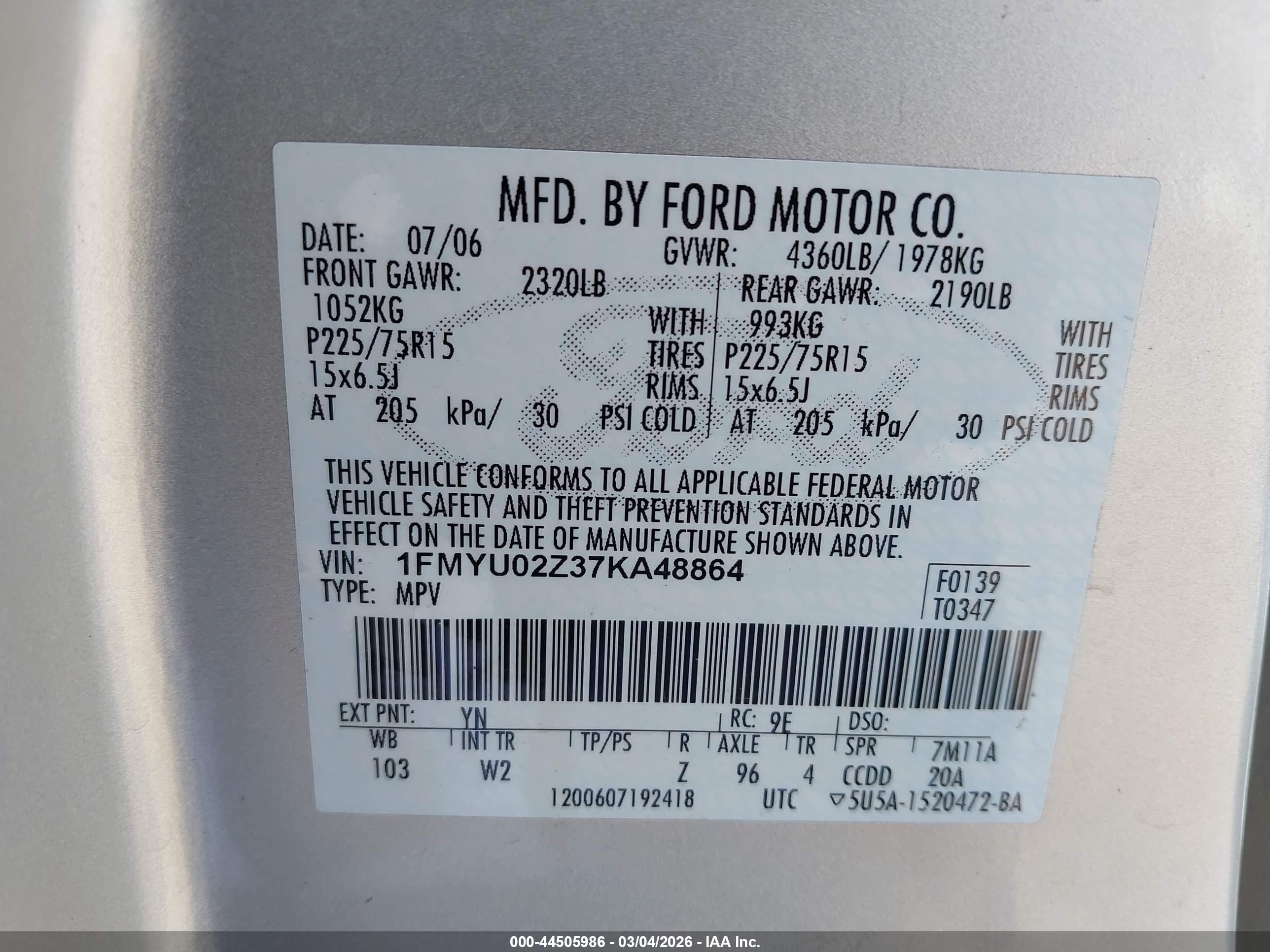 FORD ESCAPE image 9