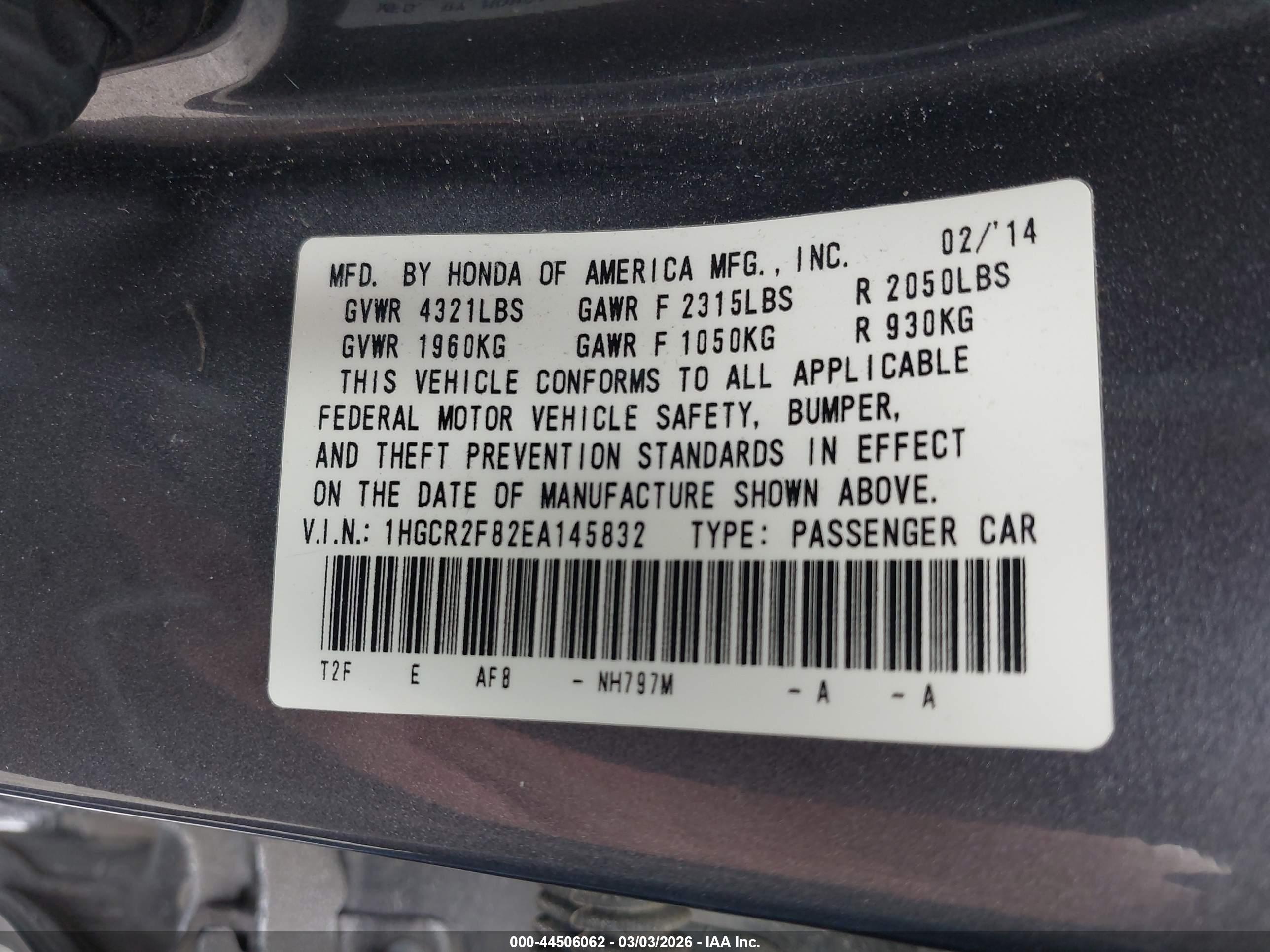 HONDA ACCORD image 9
