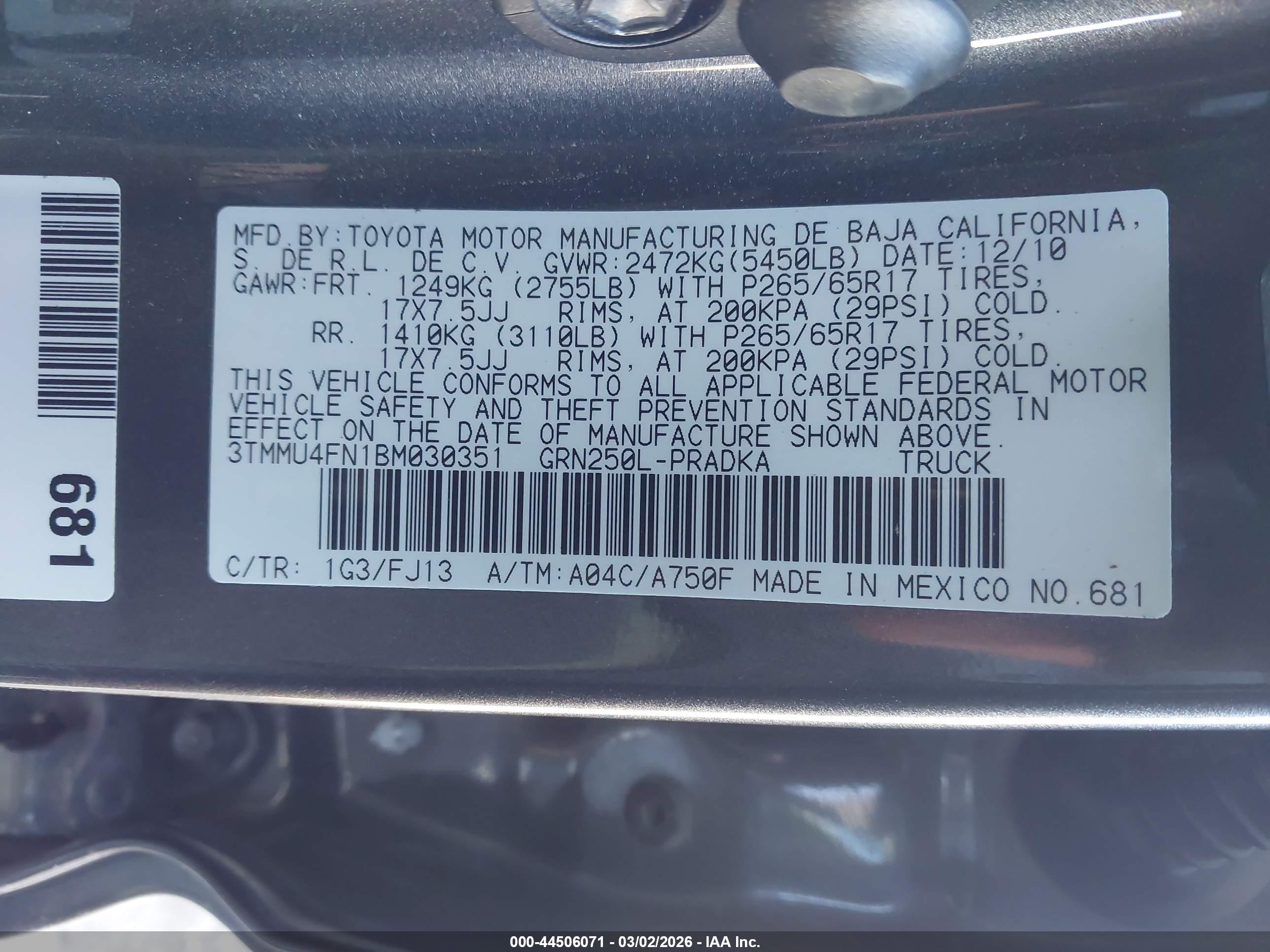 TOYOTA TACOMA image 9