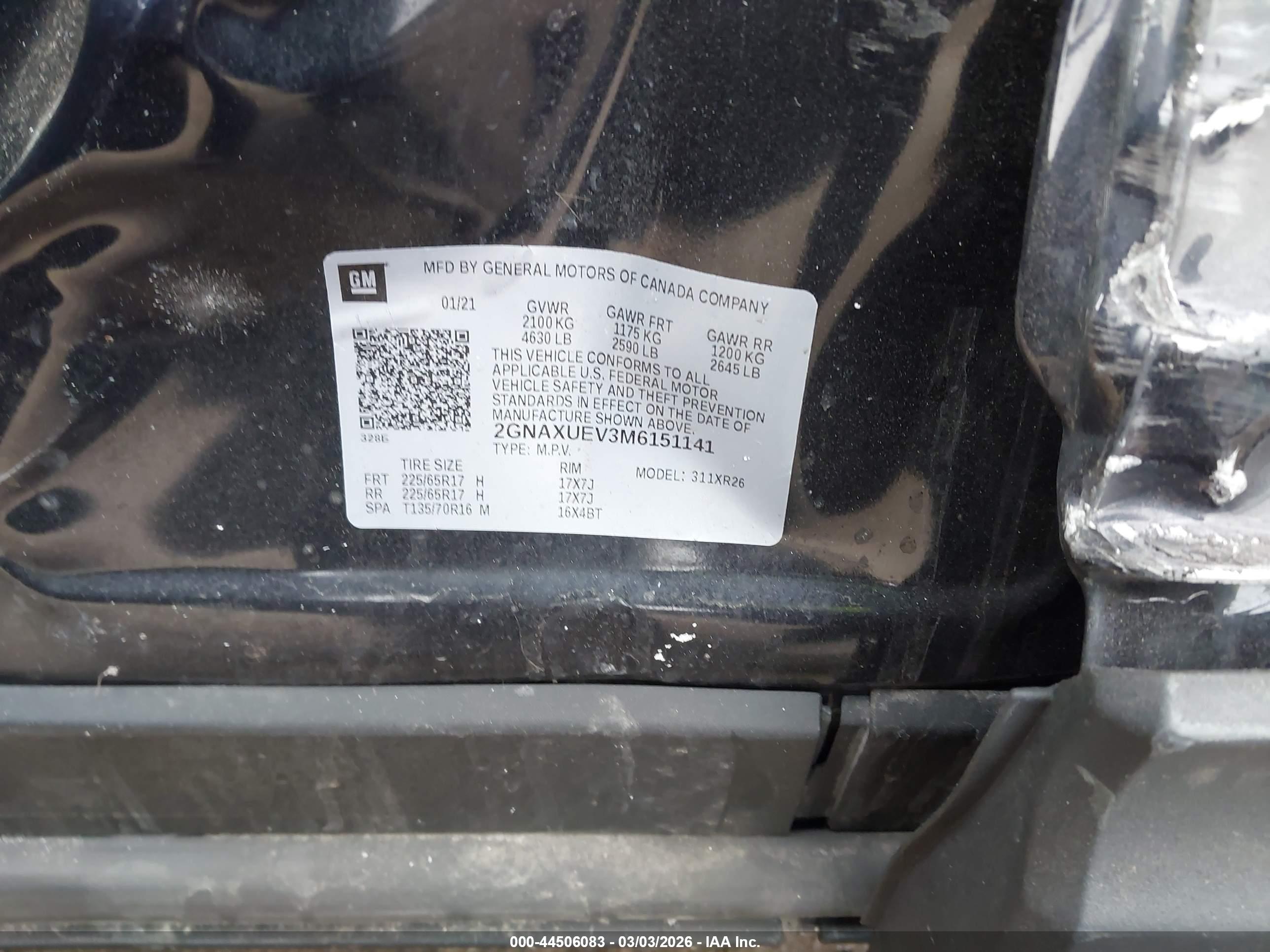 CHEVROLET EQUINOX image 9