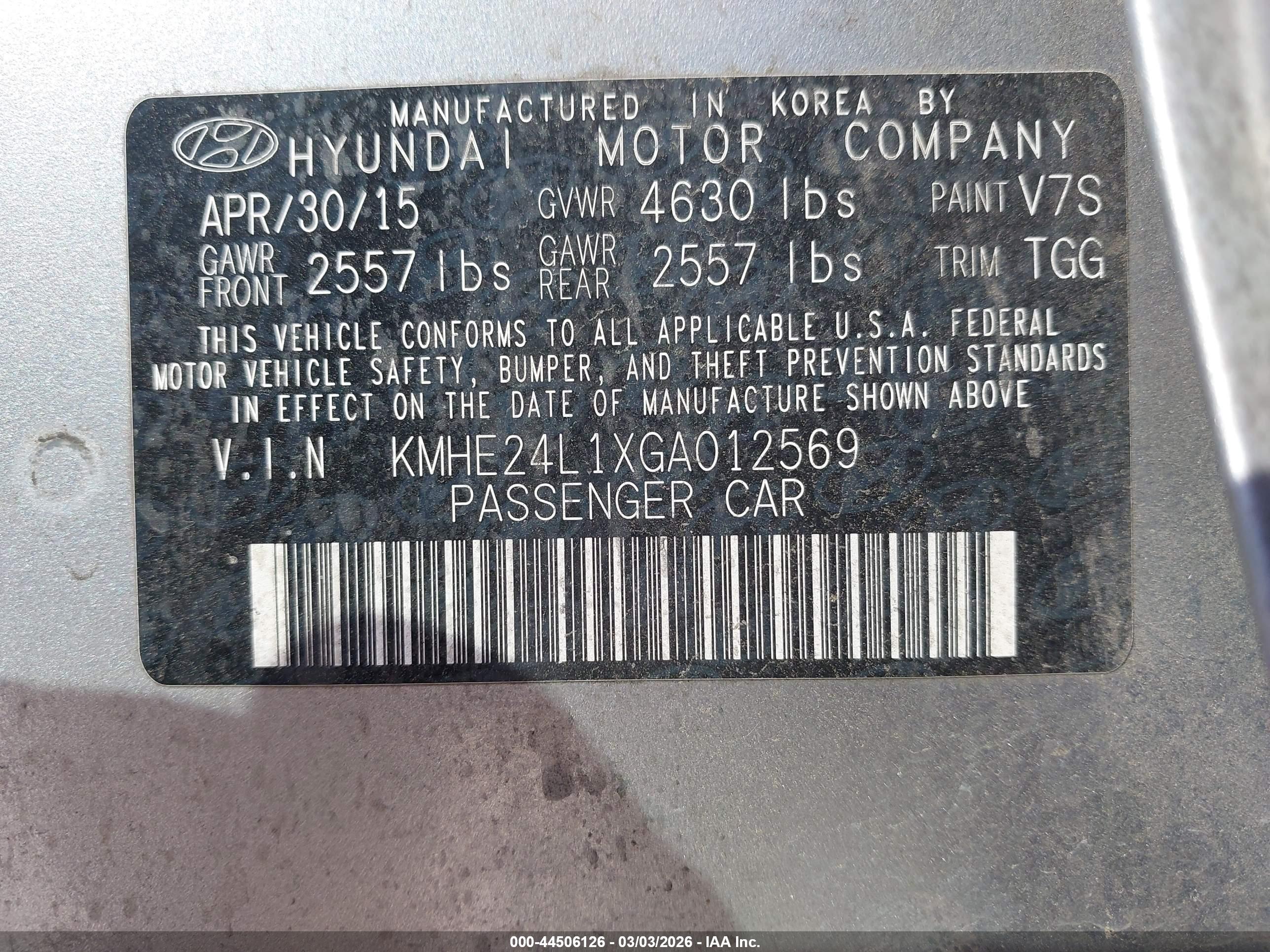 HYUNDAI SONATA image 9