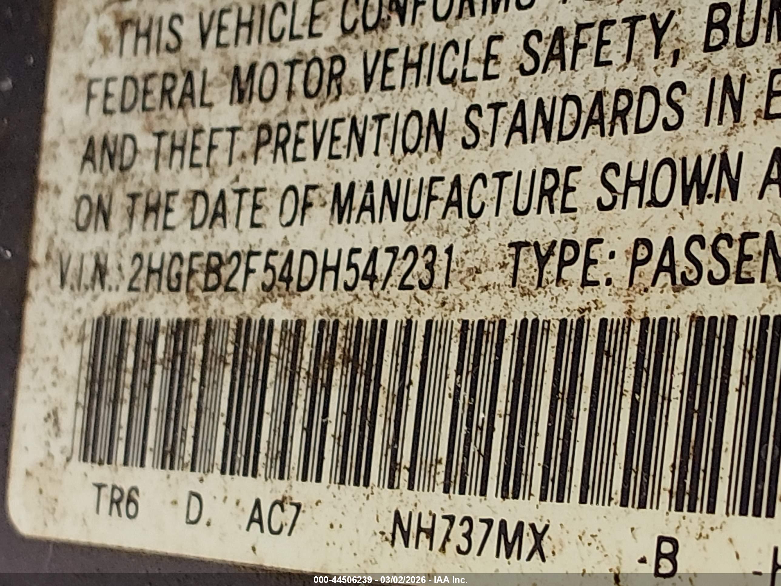 HONDA CIVIC image 9