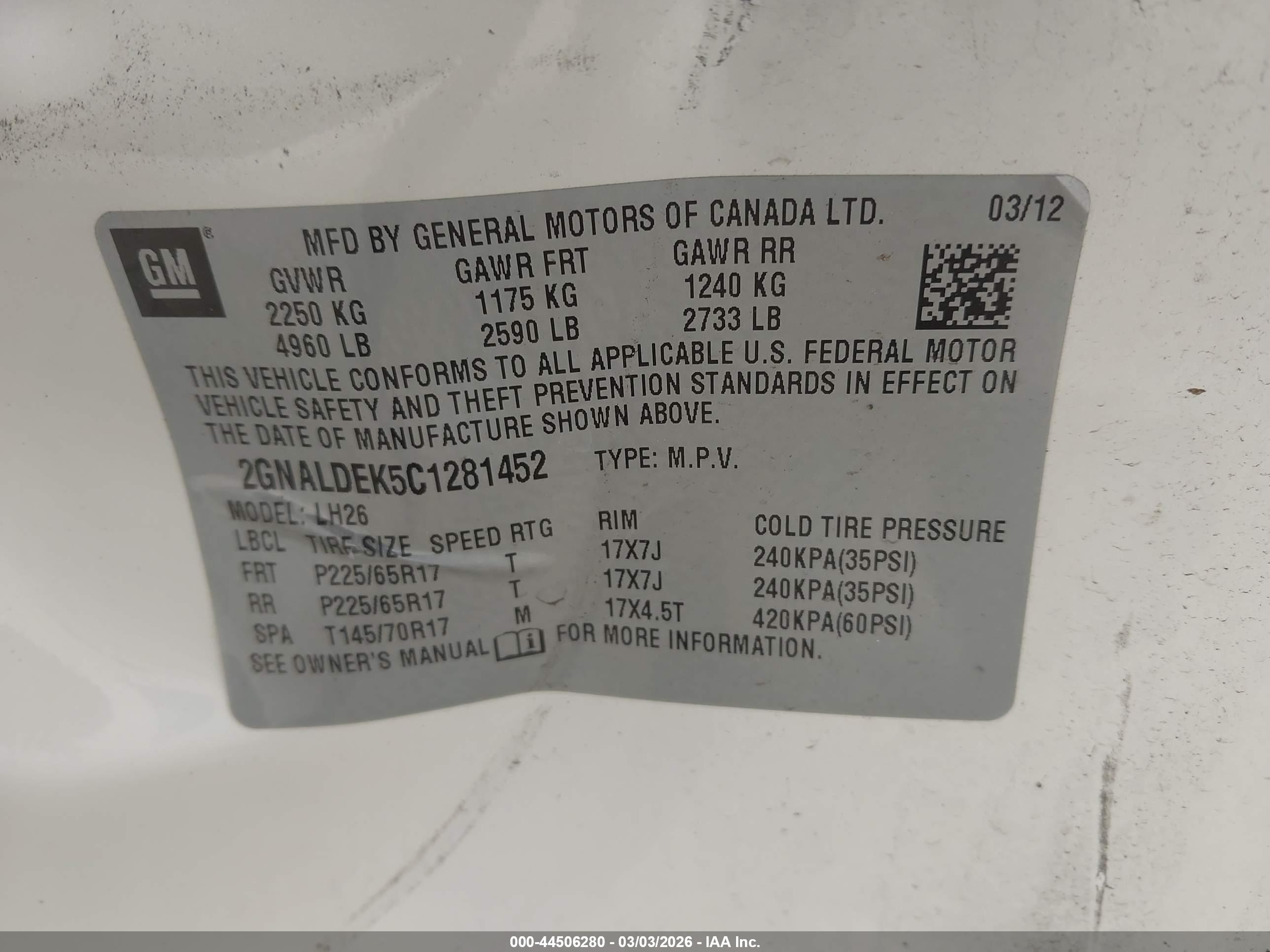CHEVROLET EQUINOX image 9
