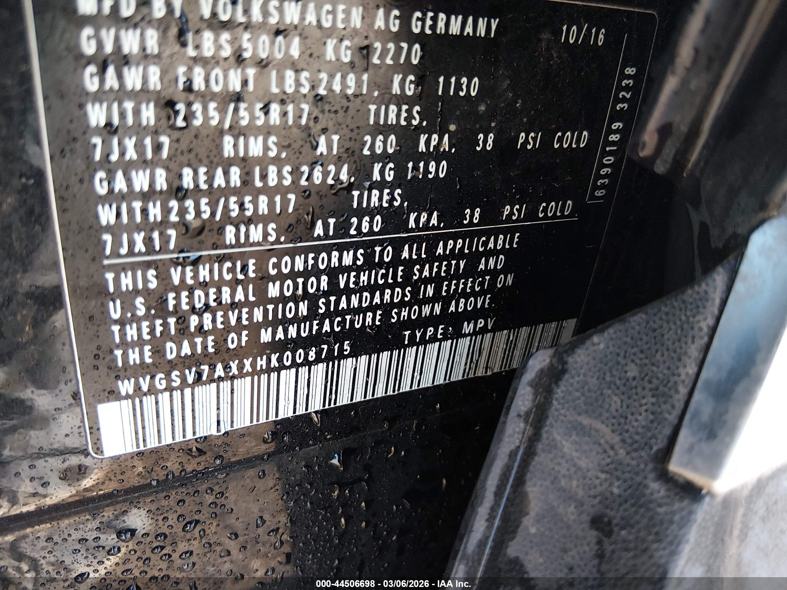 VOLKSWAGEN TIGUAN image 9