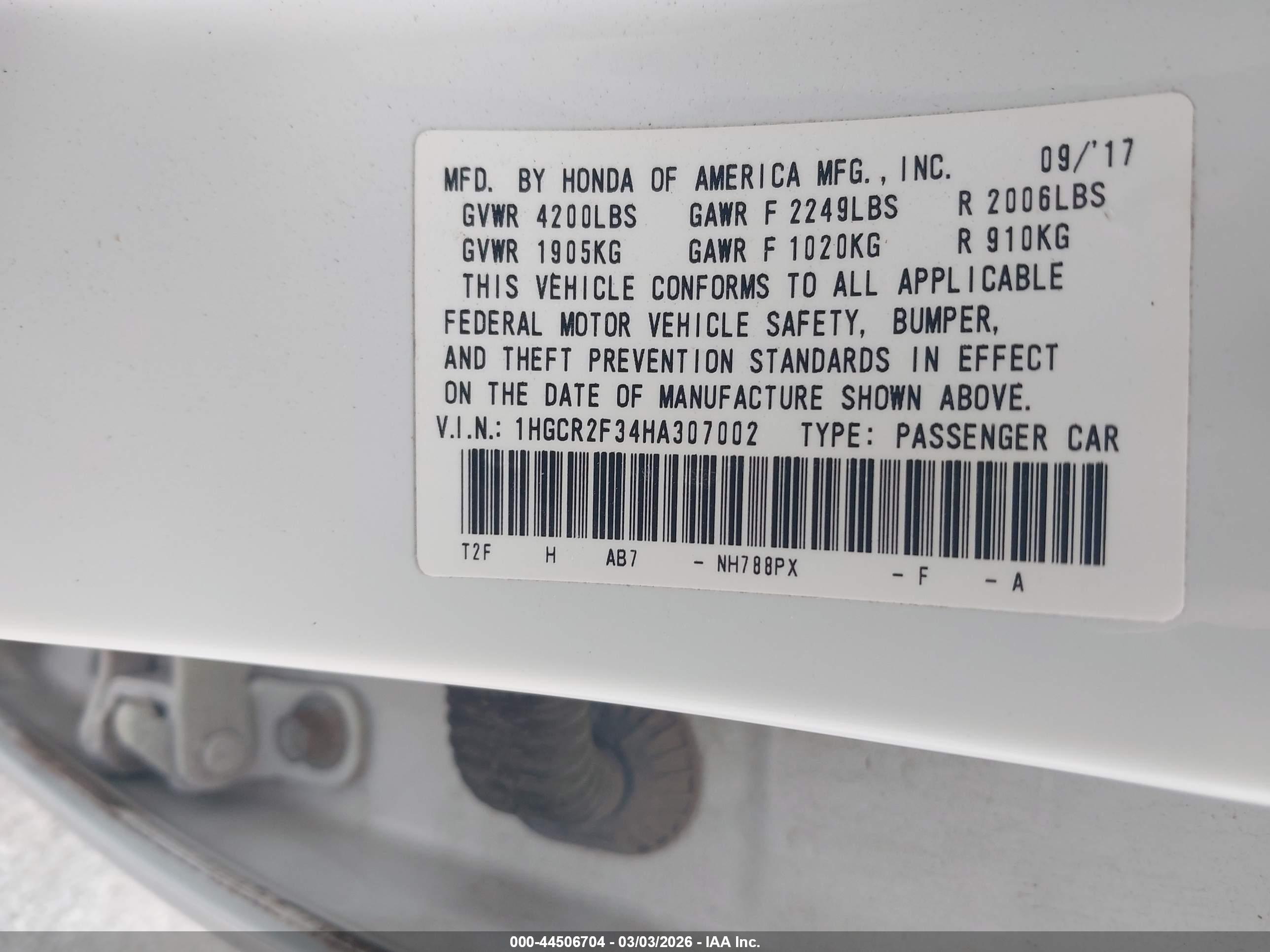 HONDA ACCORD image 9