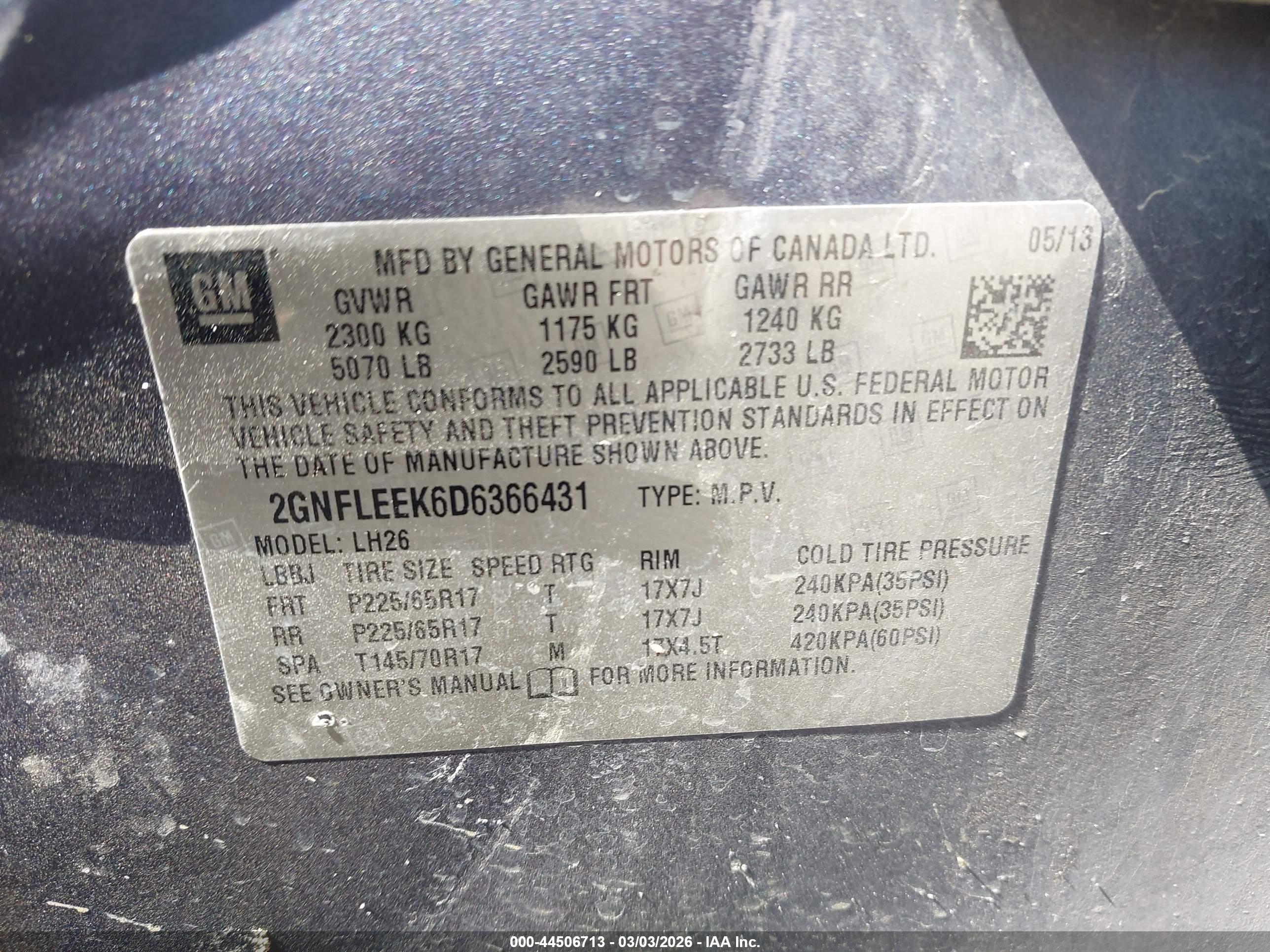 CHEVROLET EQUINOX image 9