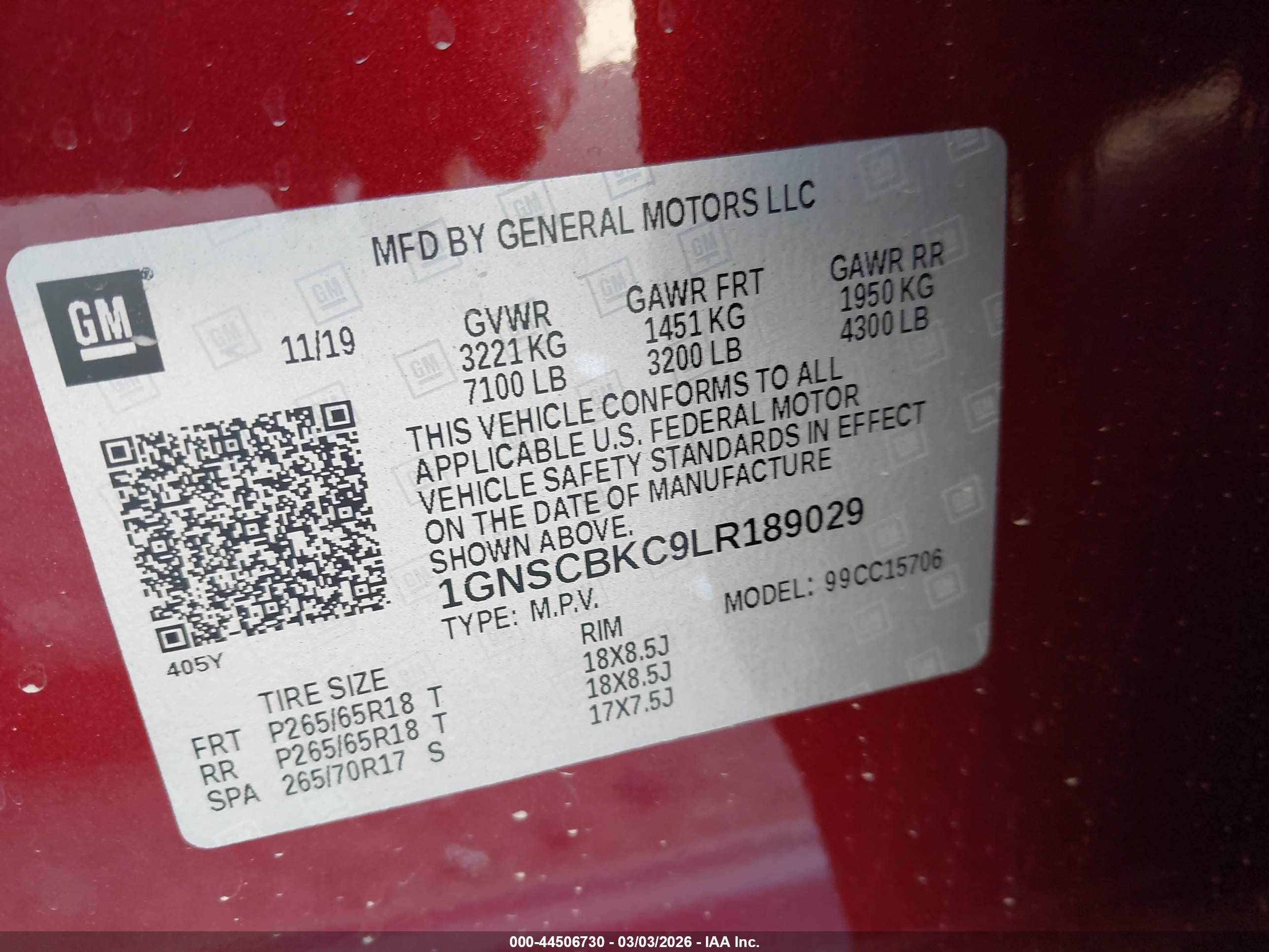 CHEVROLET TAHOE image 9