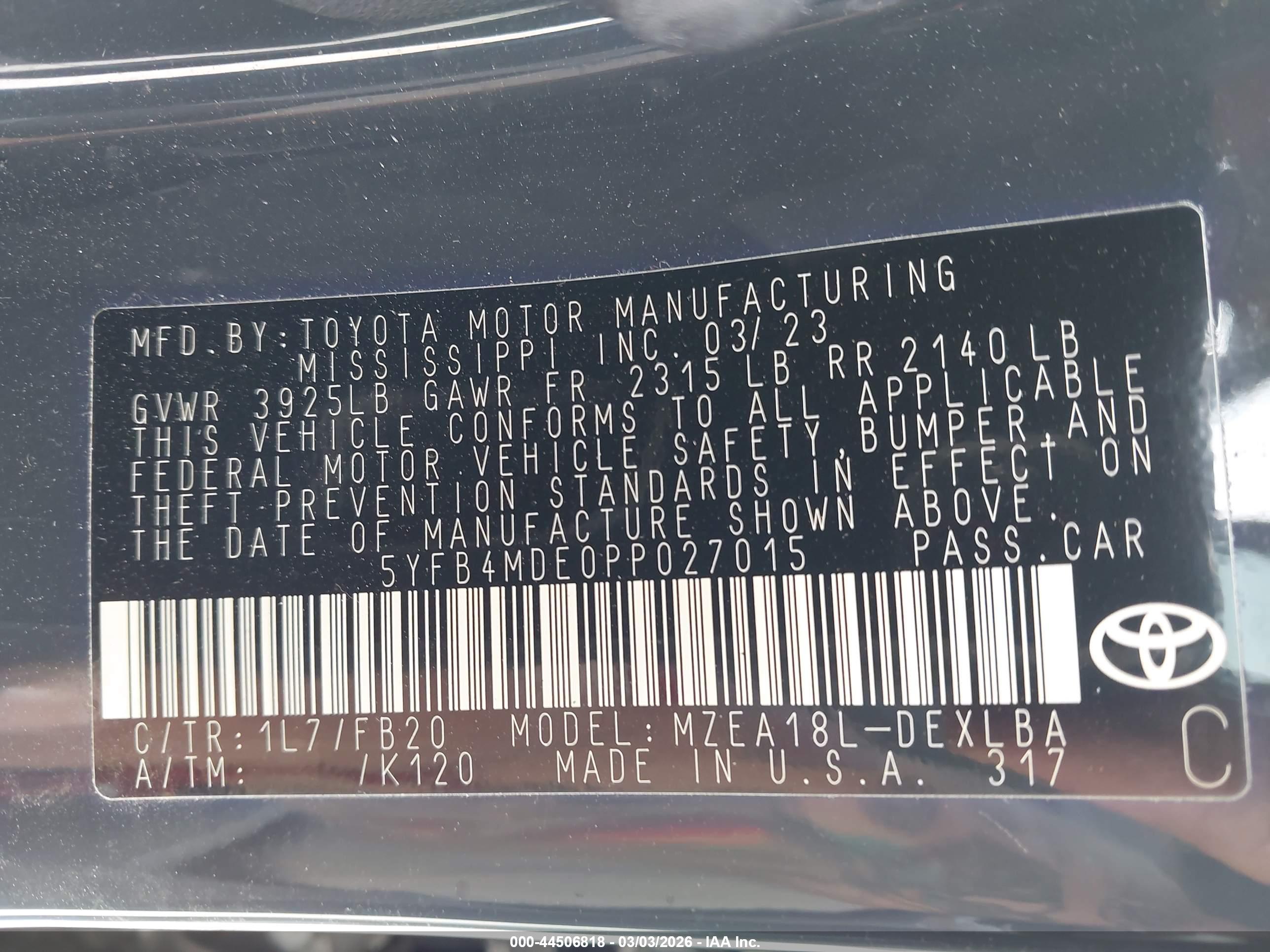 TOYOTA COROLLA image 9