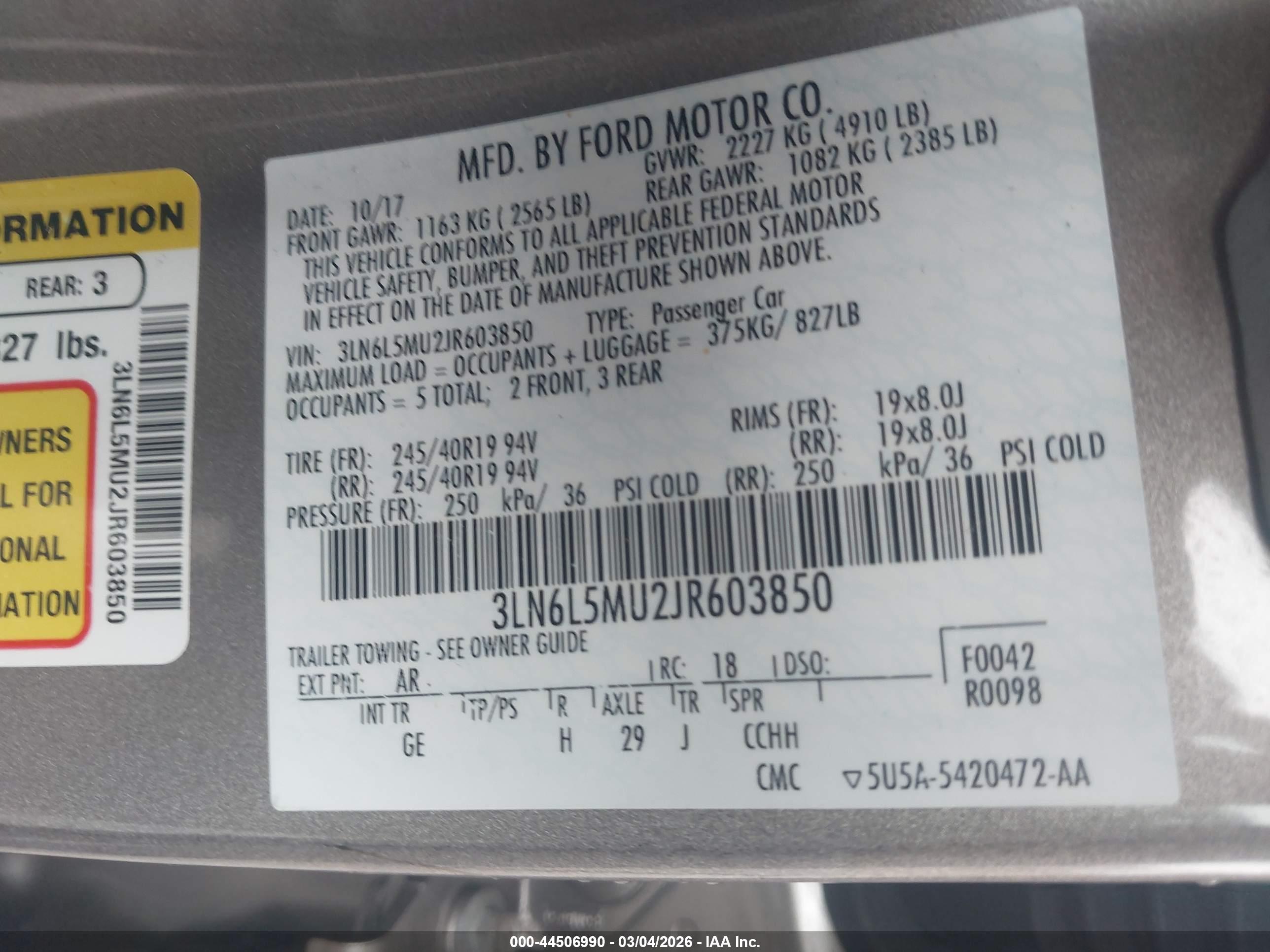 LINCOLN MKZ image 9
