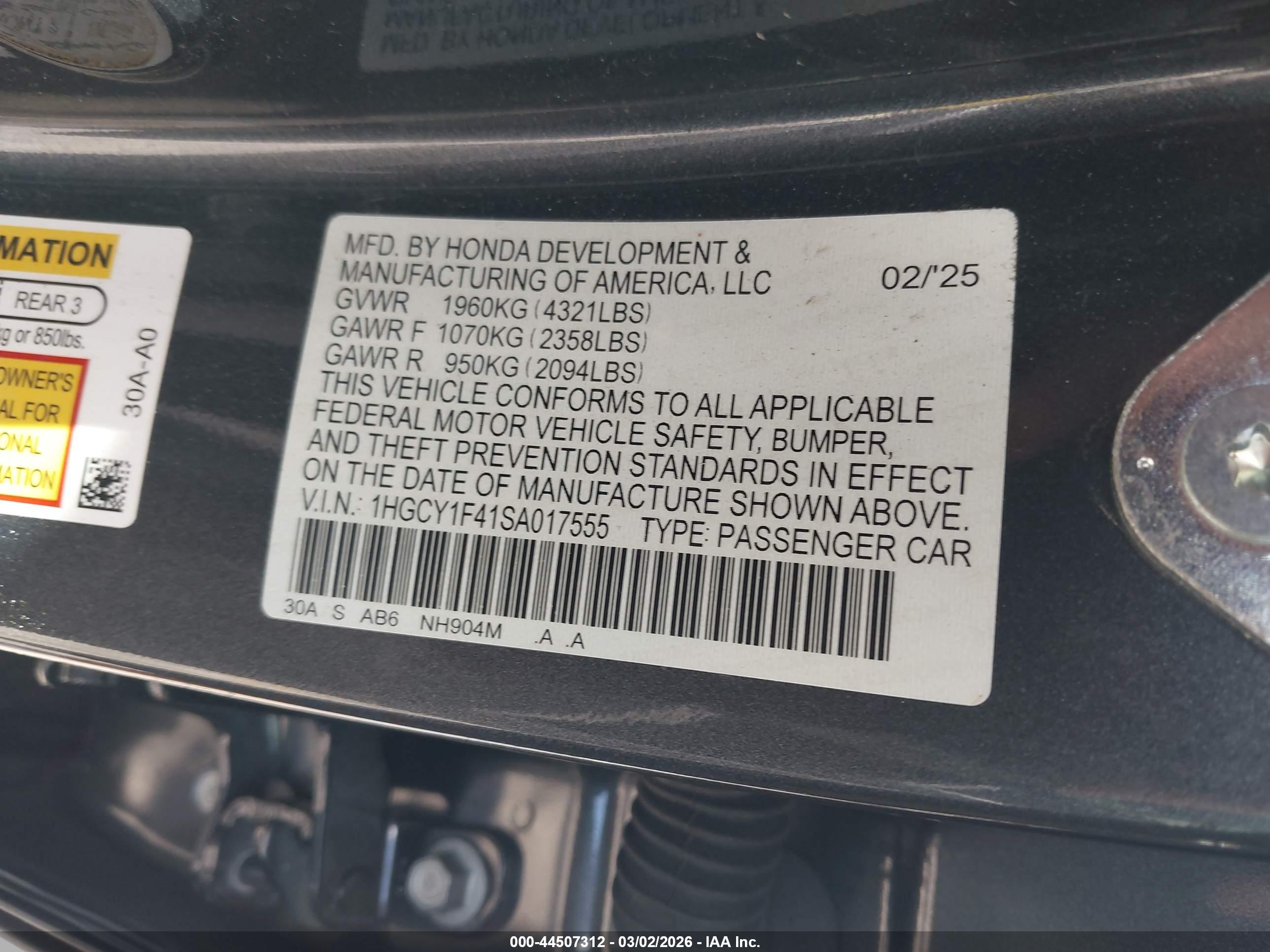 HONDA ACCORD image 9