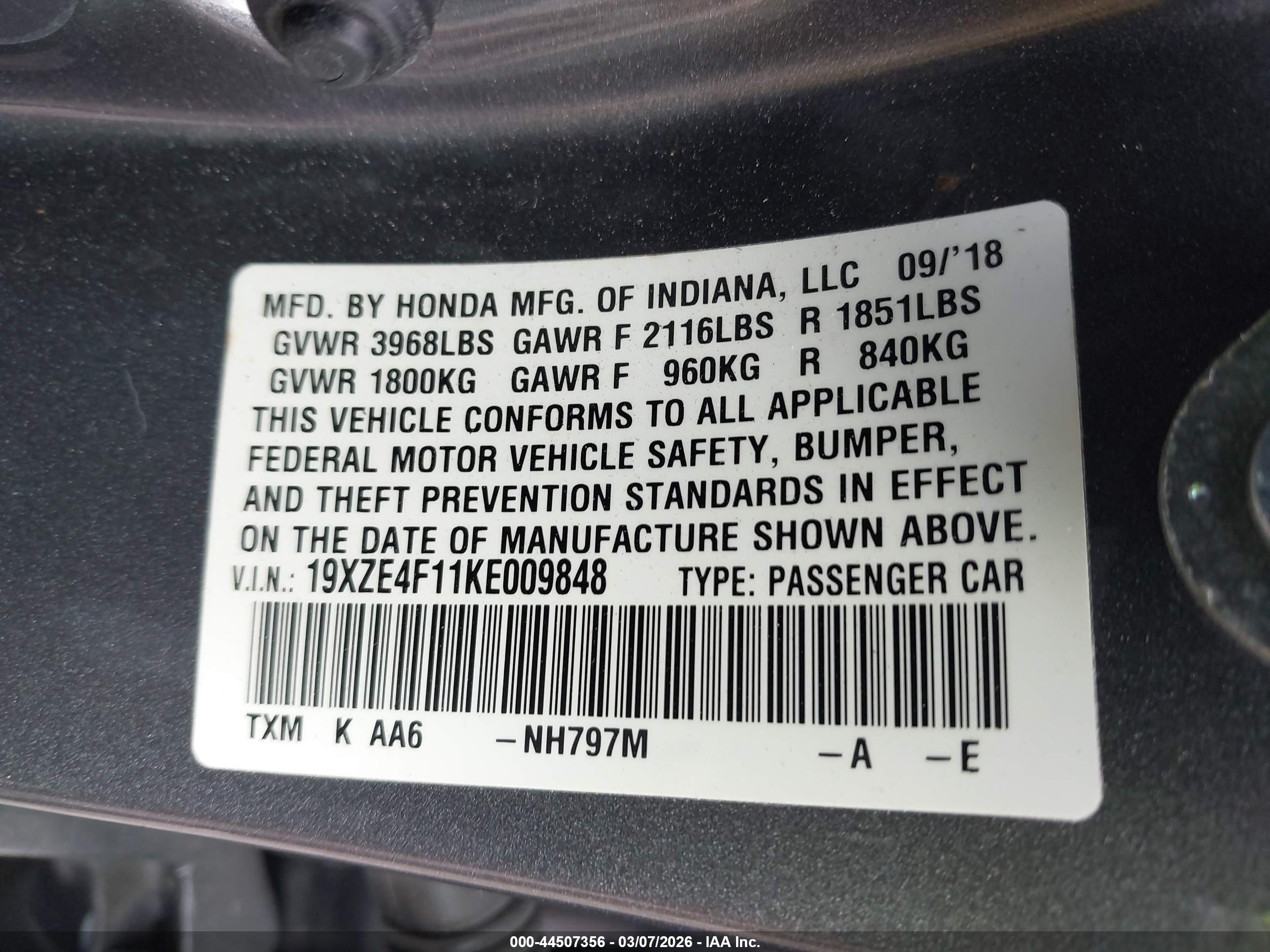 HONDA INSIGHT image 9