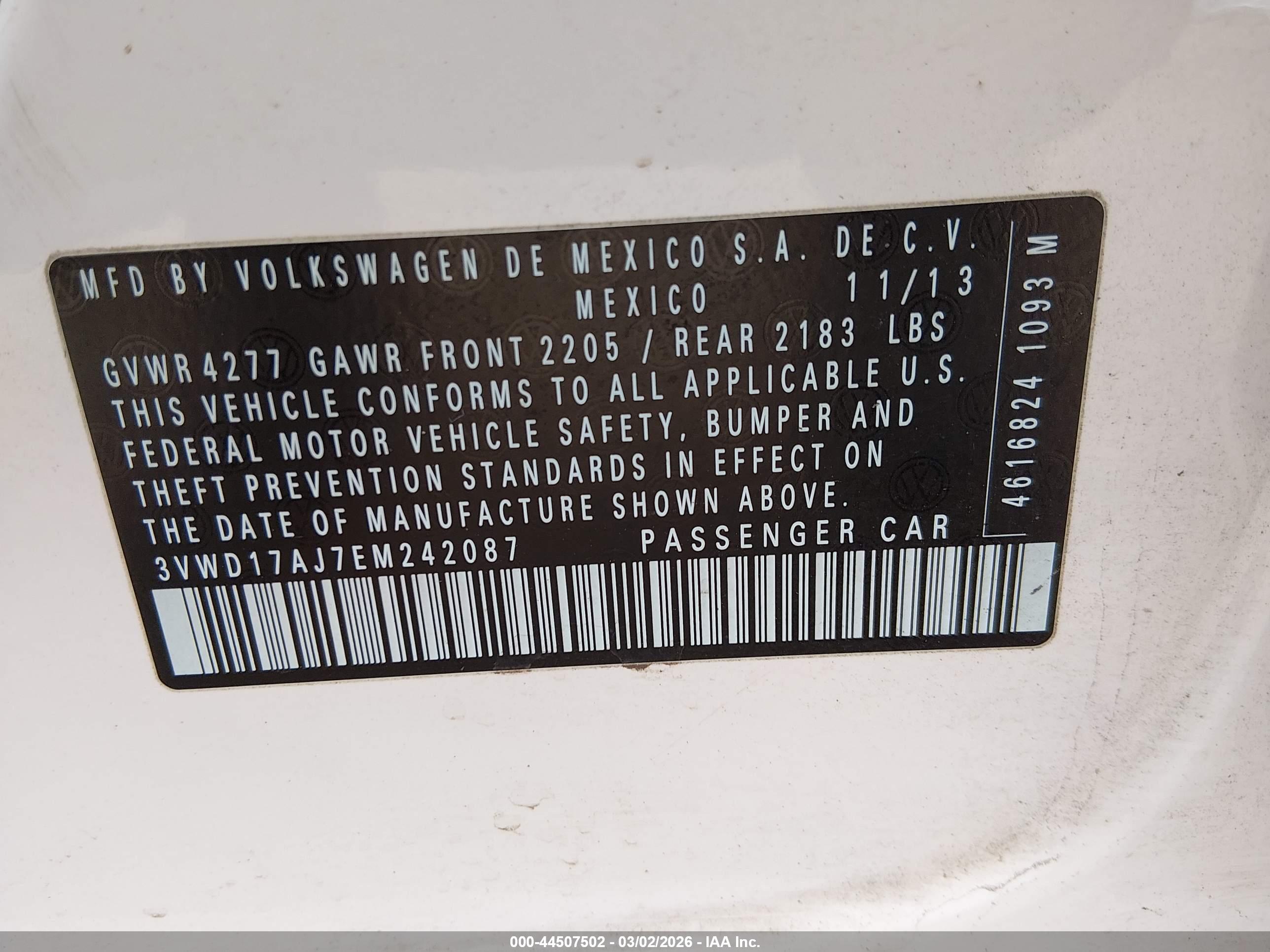 VOLKSWAGEN JETTA image 9