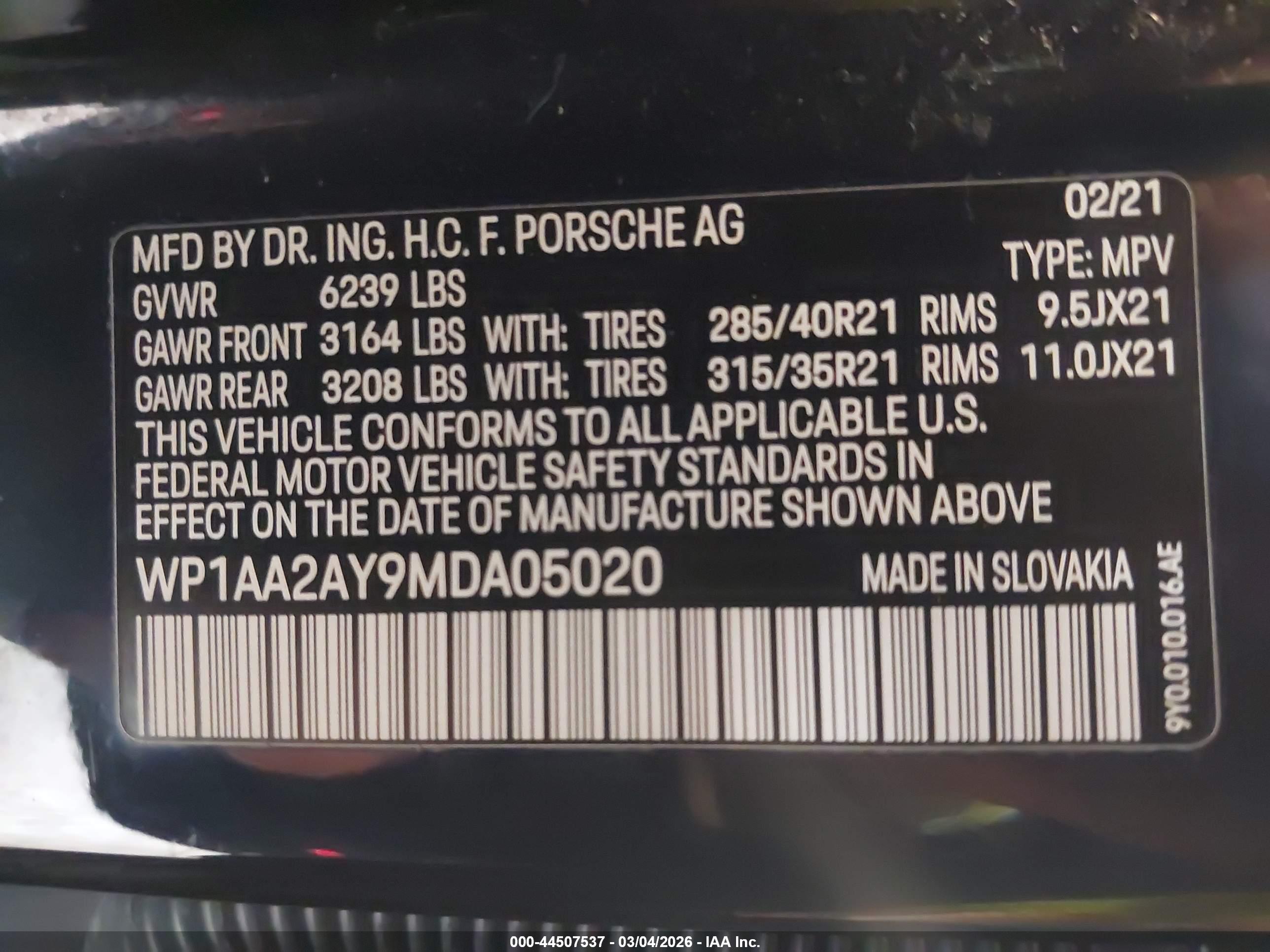 PORSCHE CAYENNE image 9