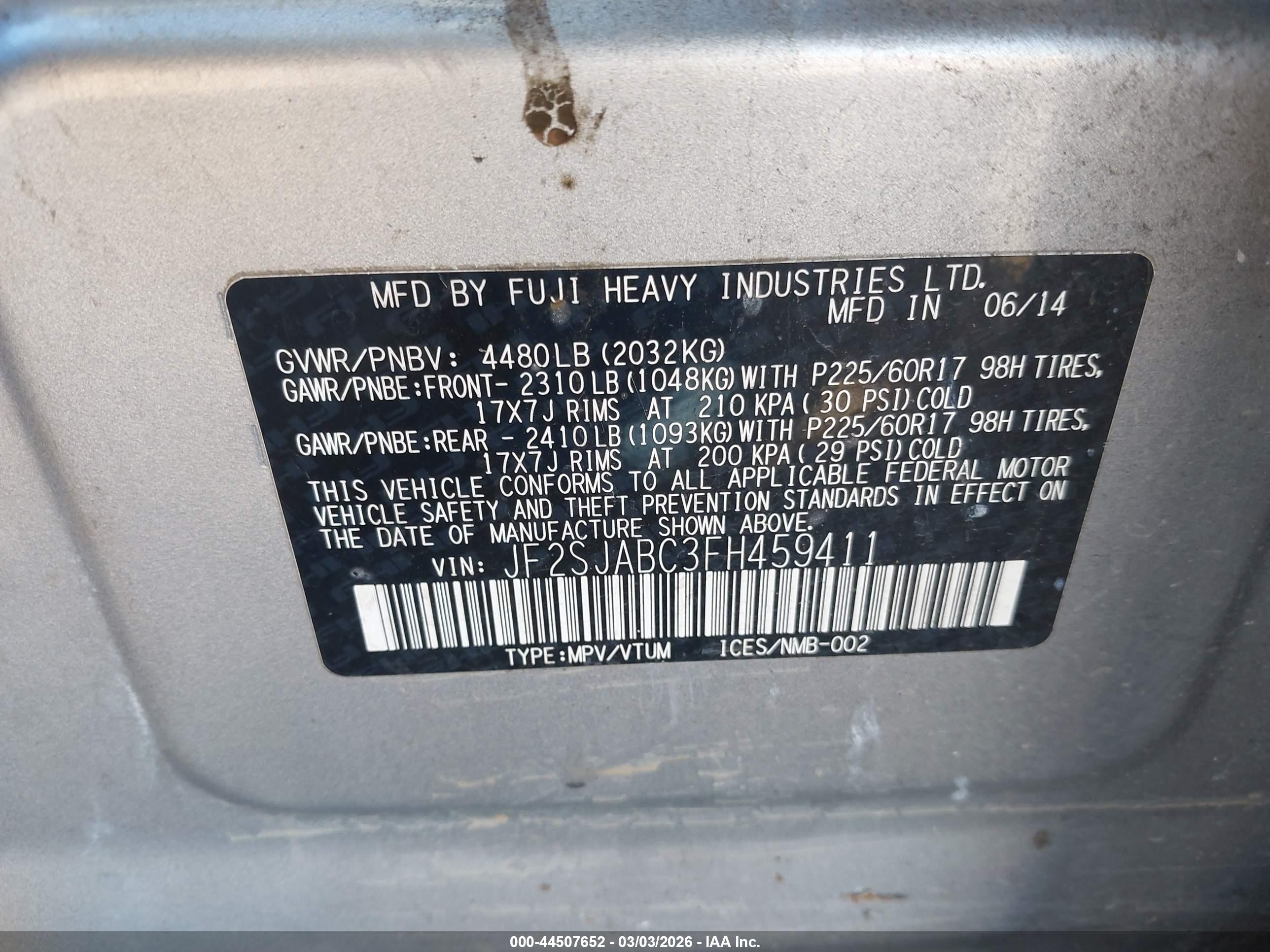 SUBARU FORESTER image 9