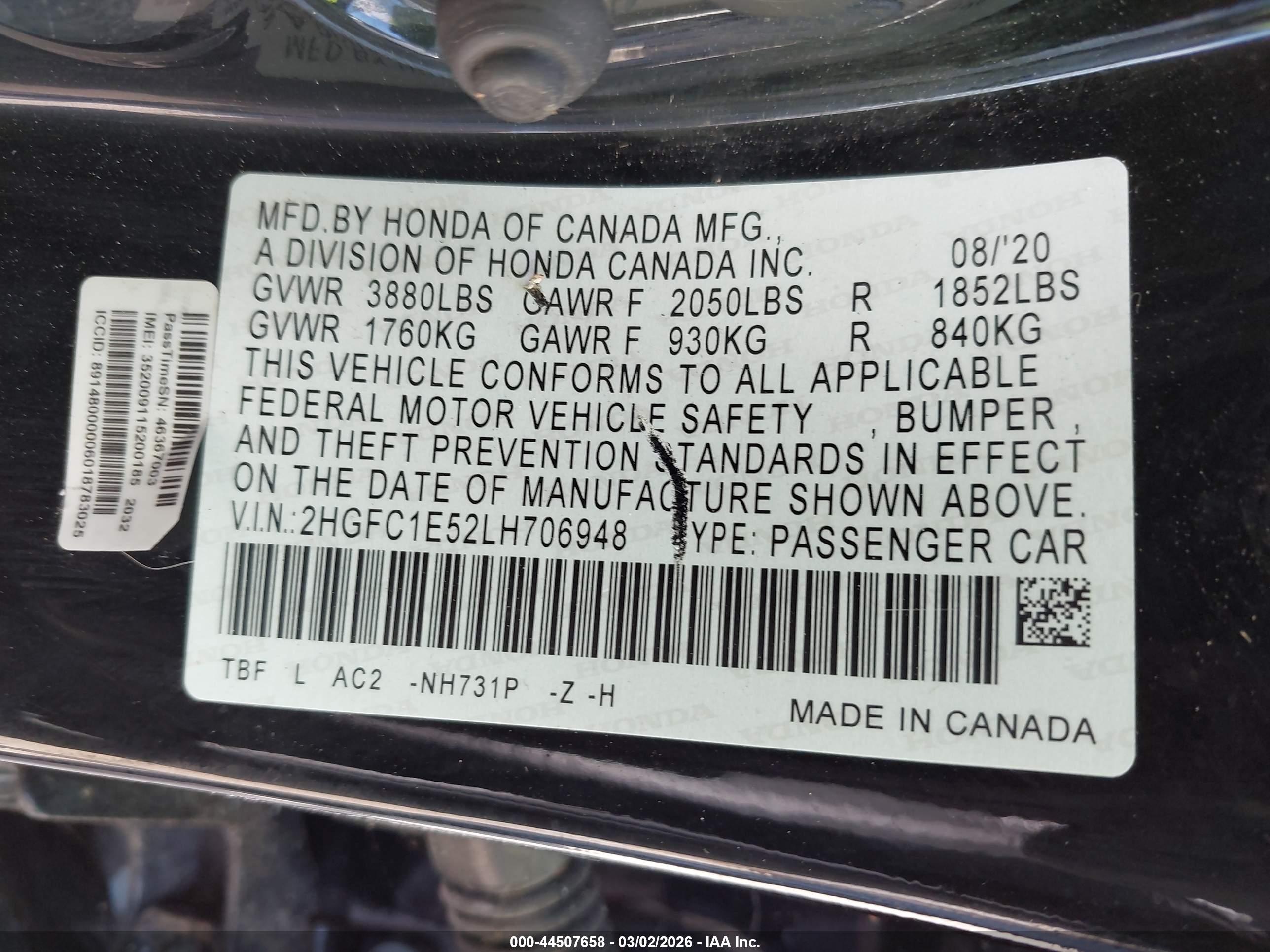 HONDA CIVIC image 9