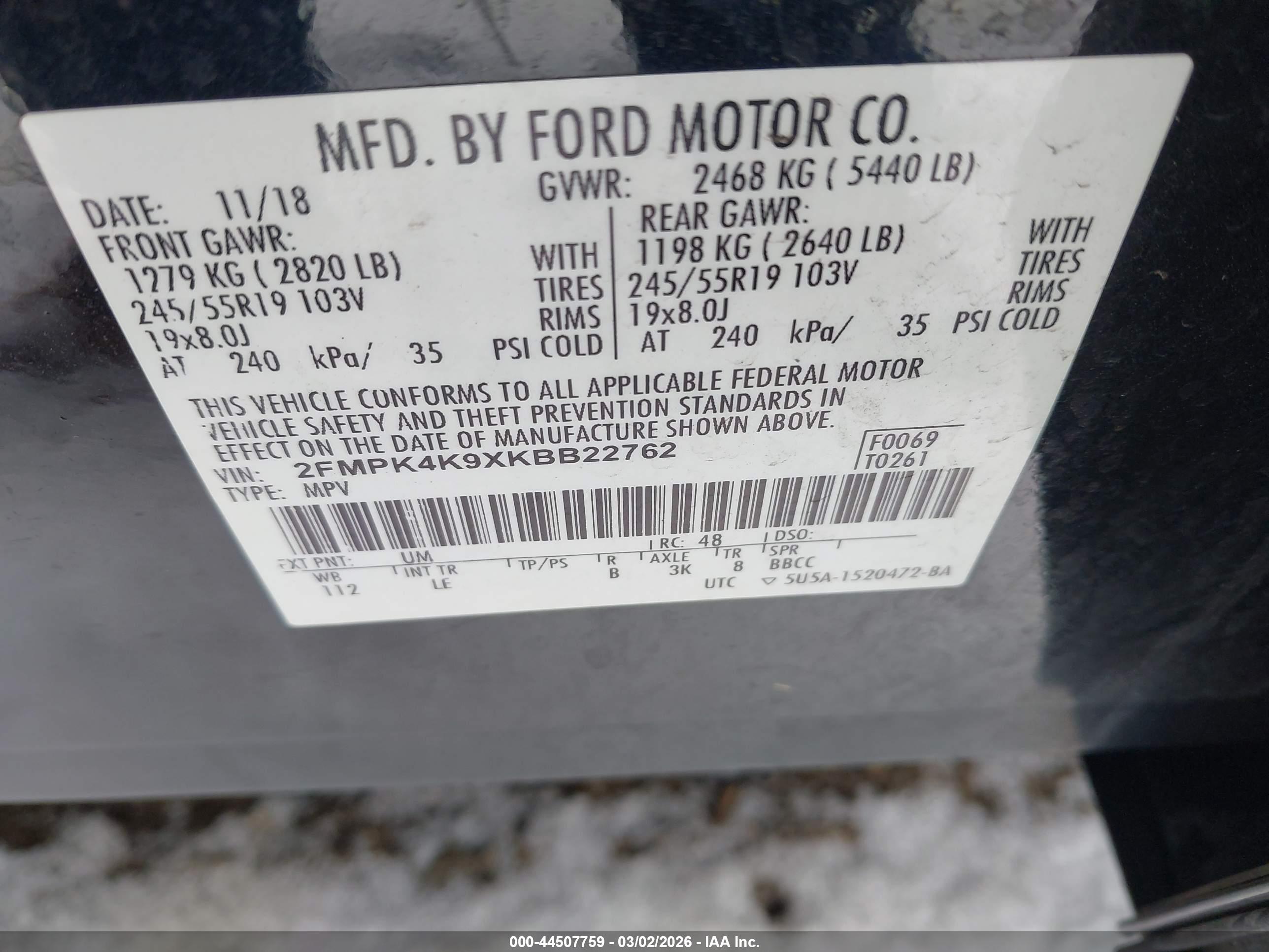 FORD EDGE image 9