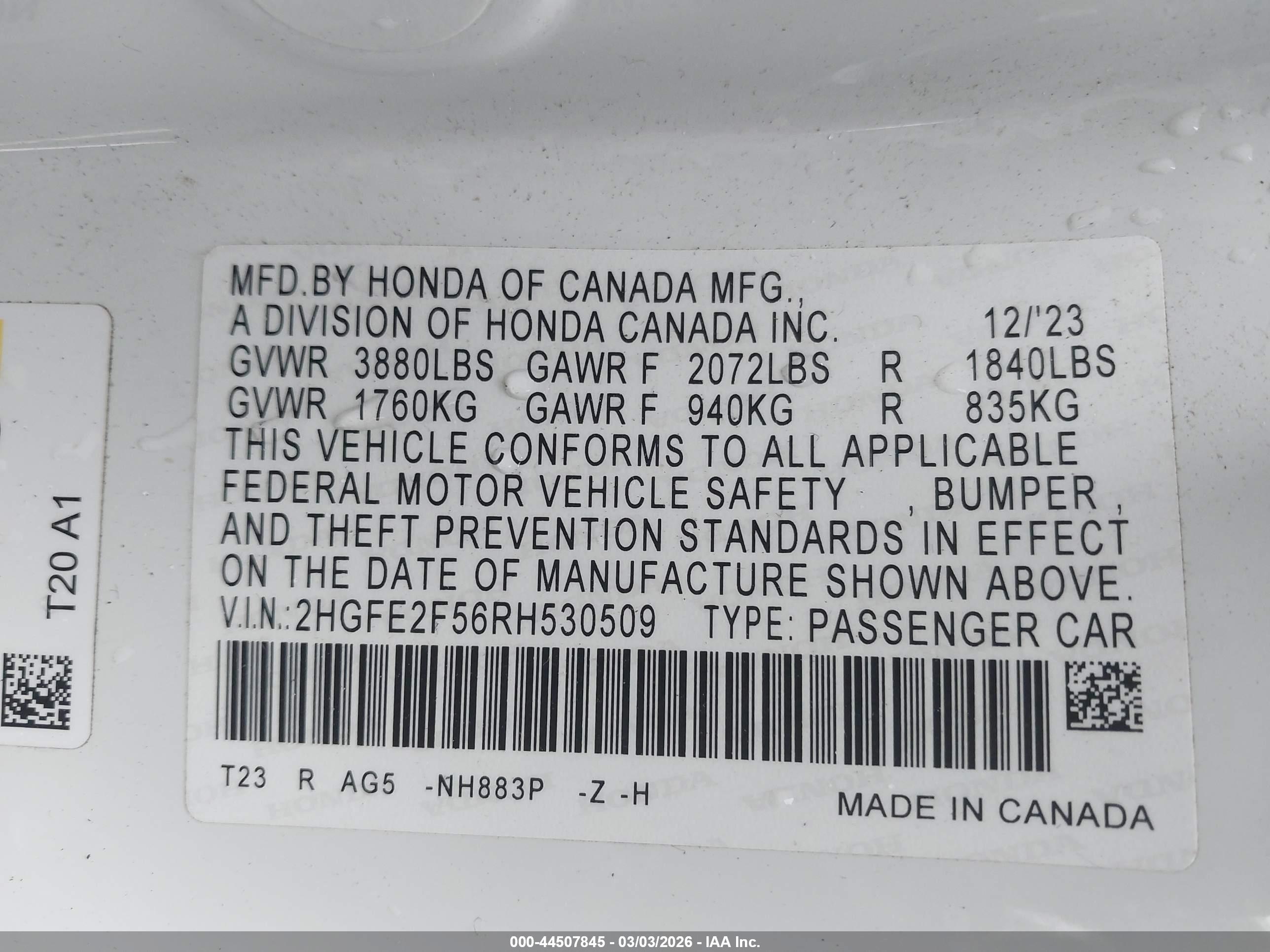 HONDA CIVIC image 9
