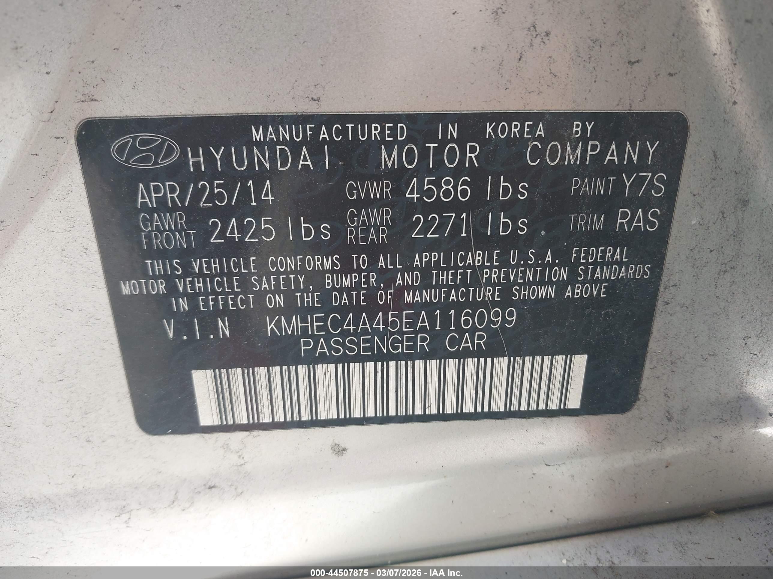 HYUNDAI SONATA image 9