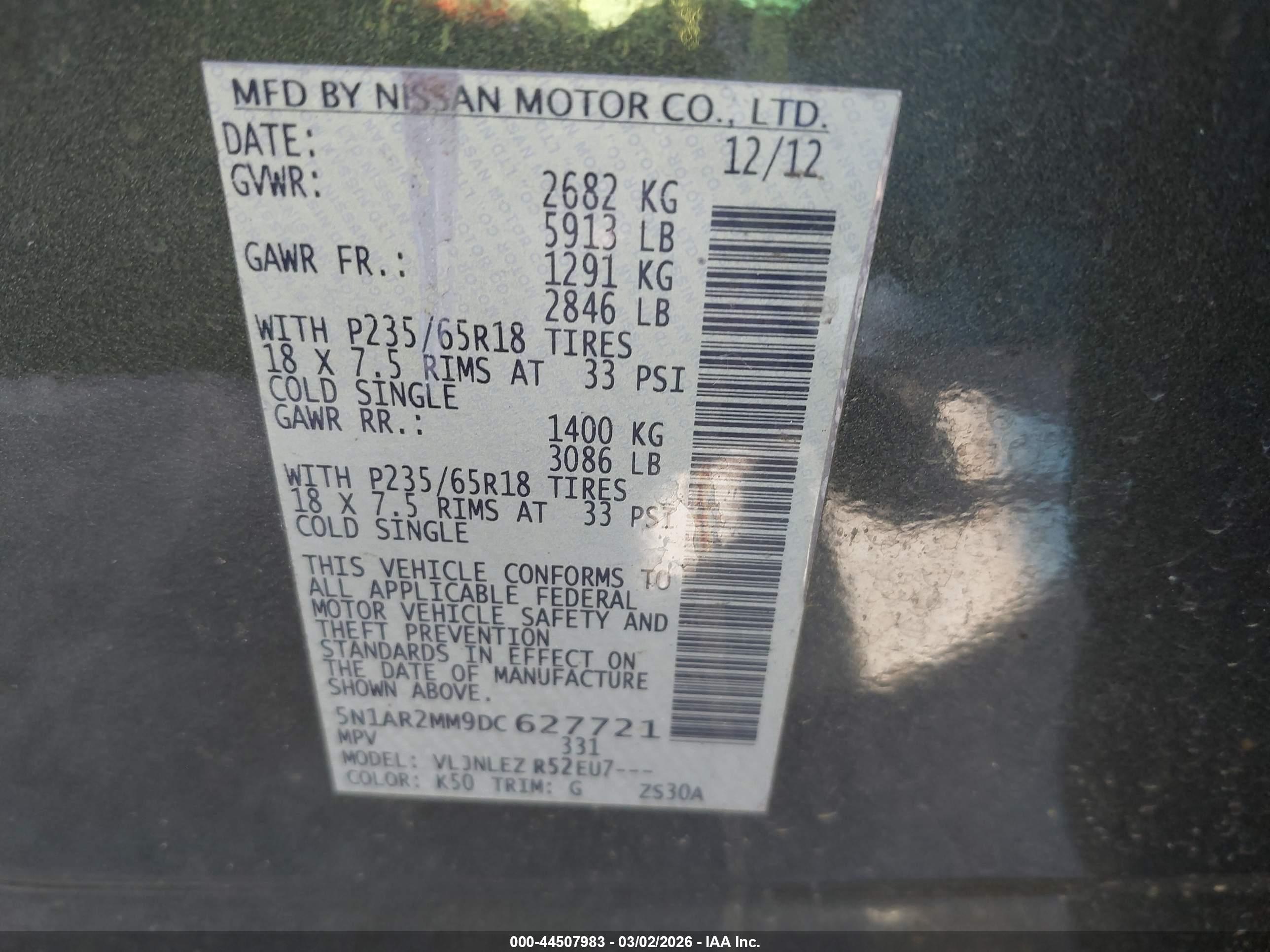 NISSAN PATHFINDER image 9