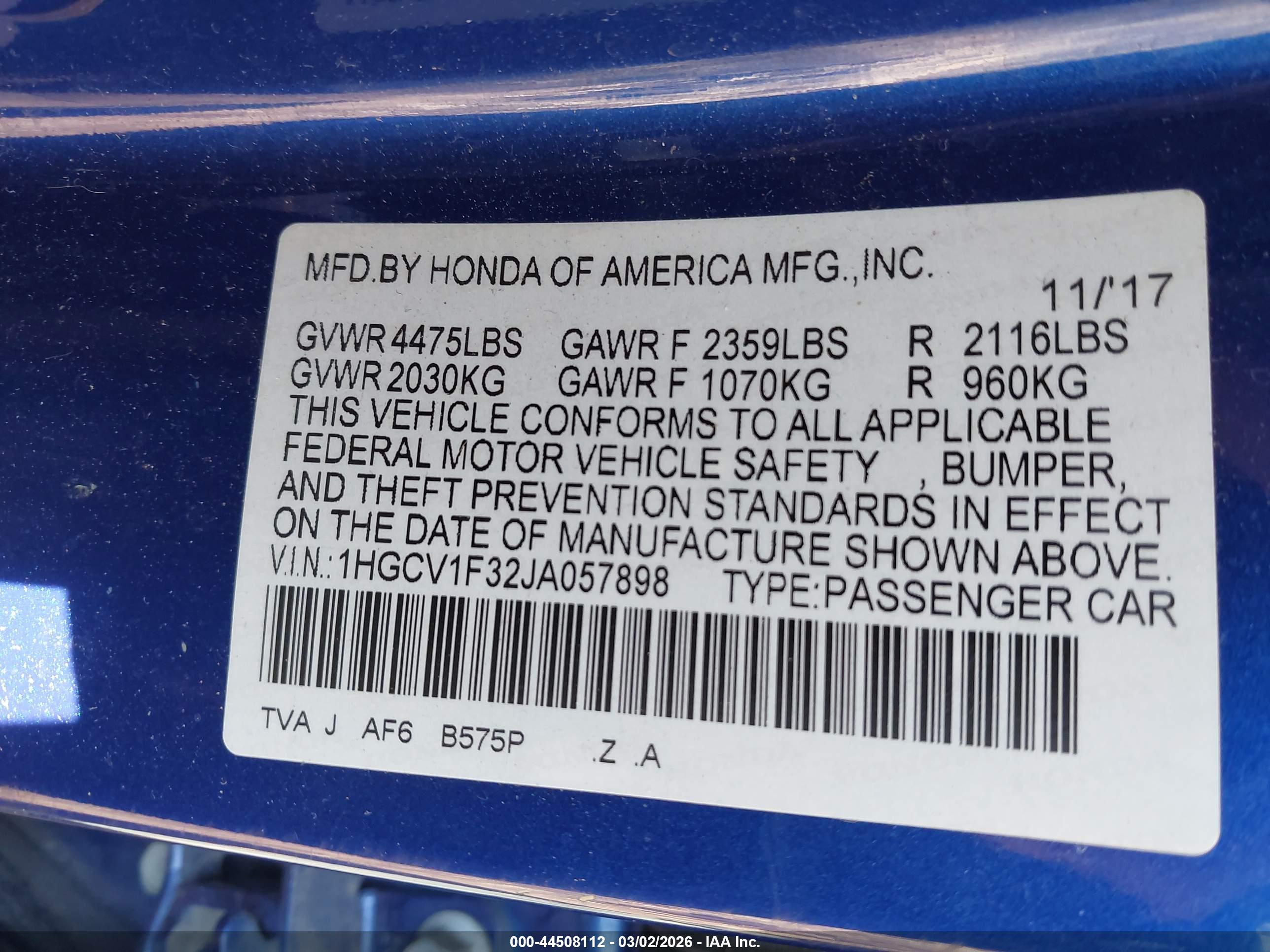 HONDA ACCORD image 9