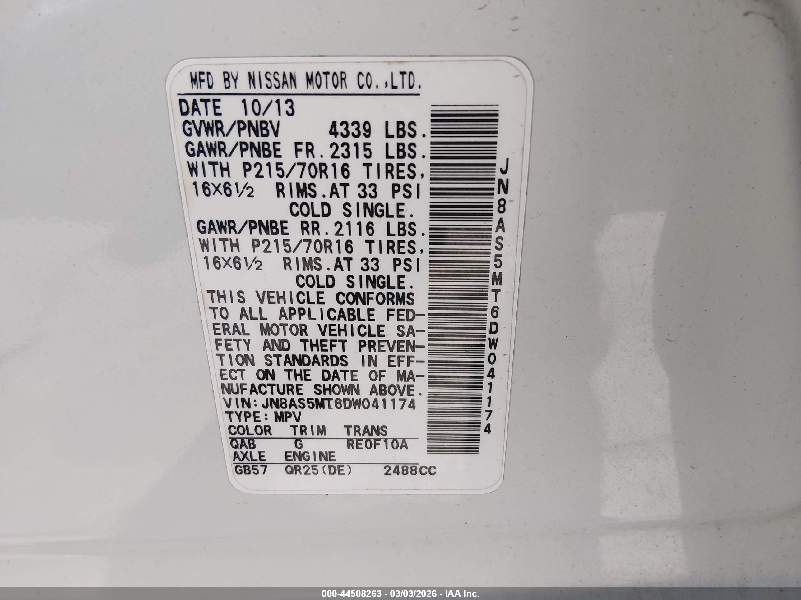 NISSAN ROGUE image 9