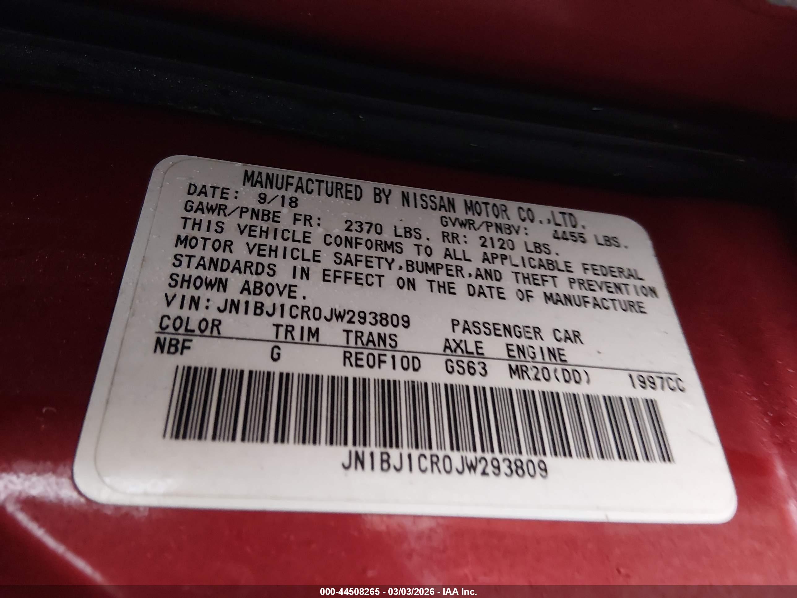 NISSAN ROGUE image 9