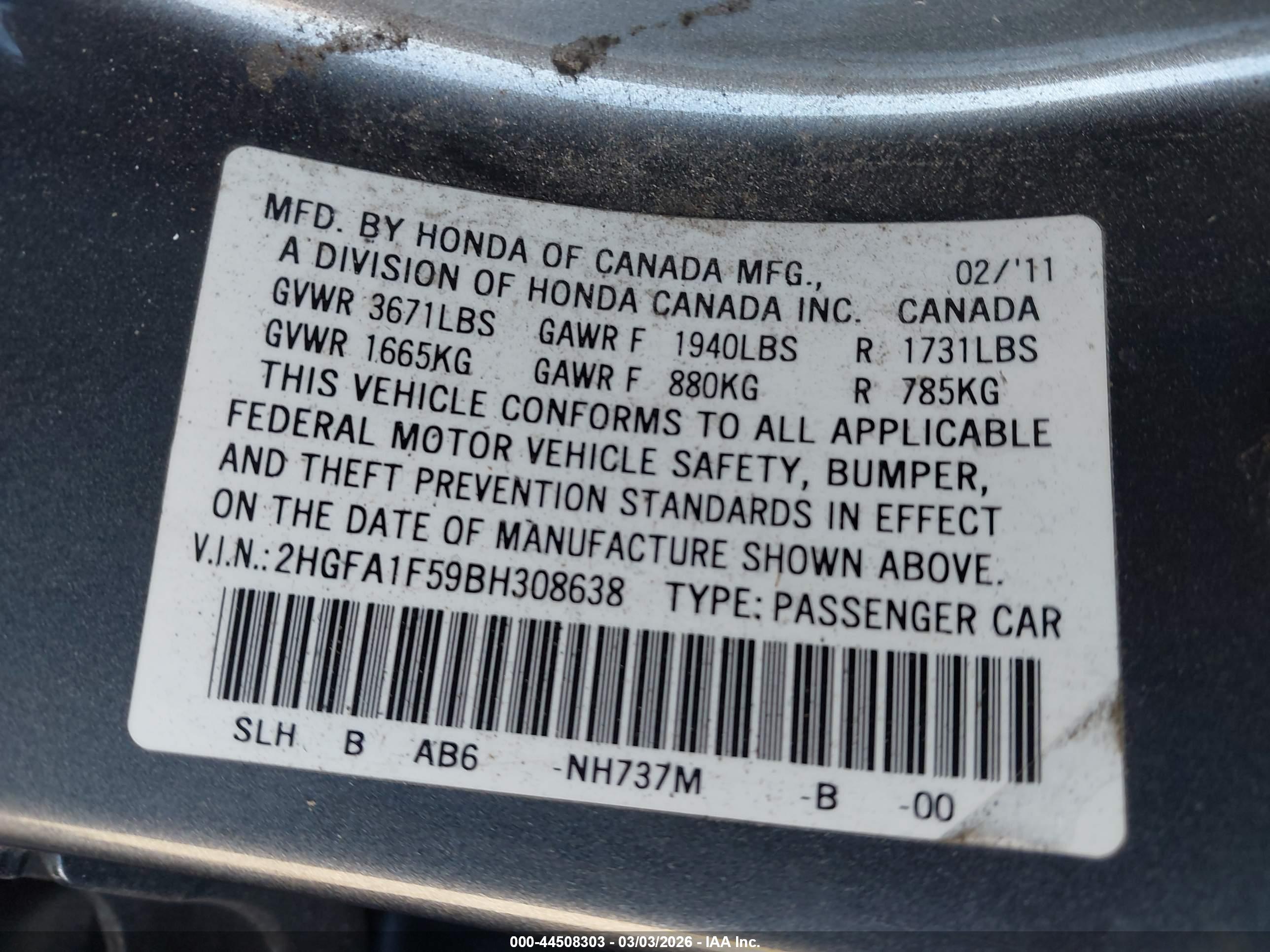 HONDA CIVIC image 9