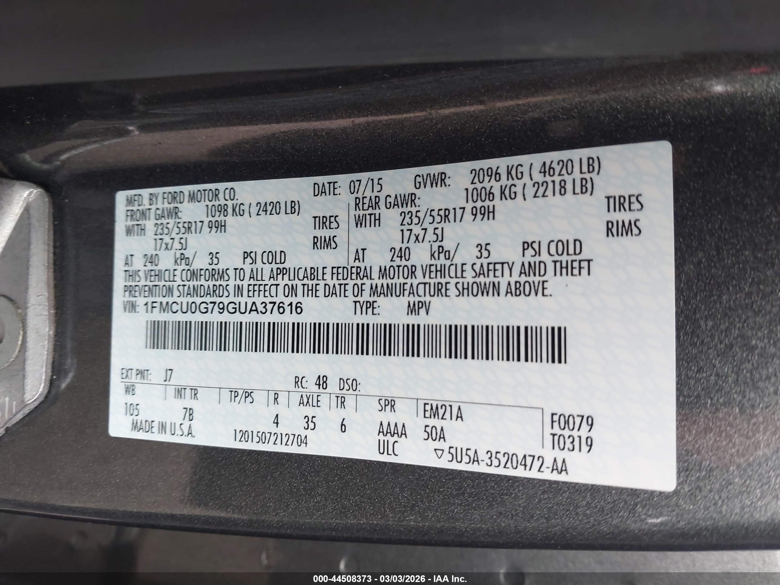 FORD ESCAPE image 9