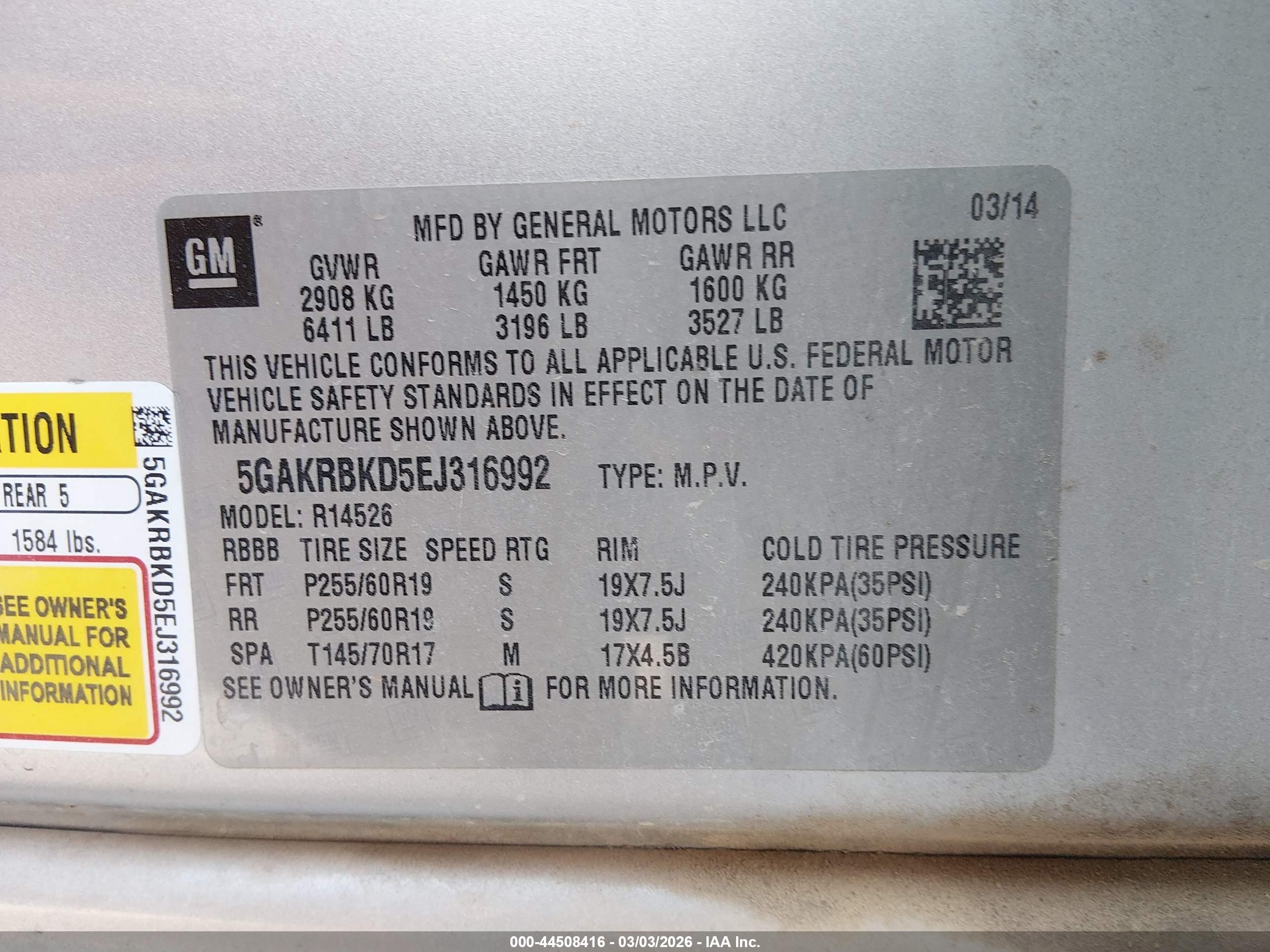 BUICK ENCLAVE image 9