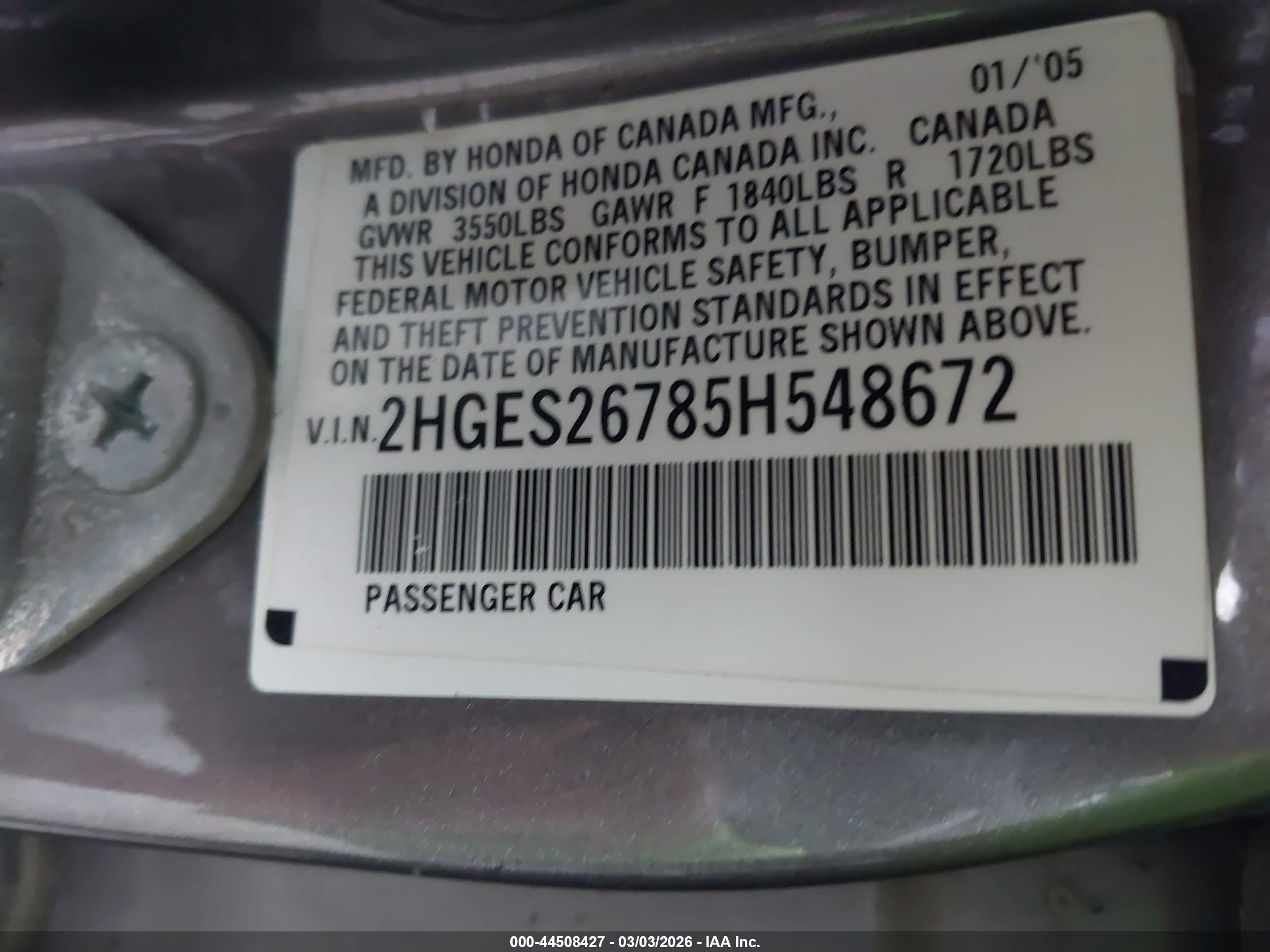 HONDA CIVIC image 9