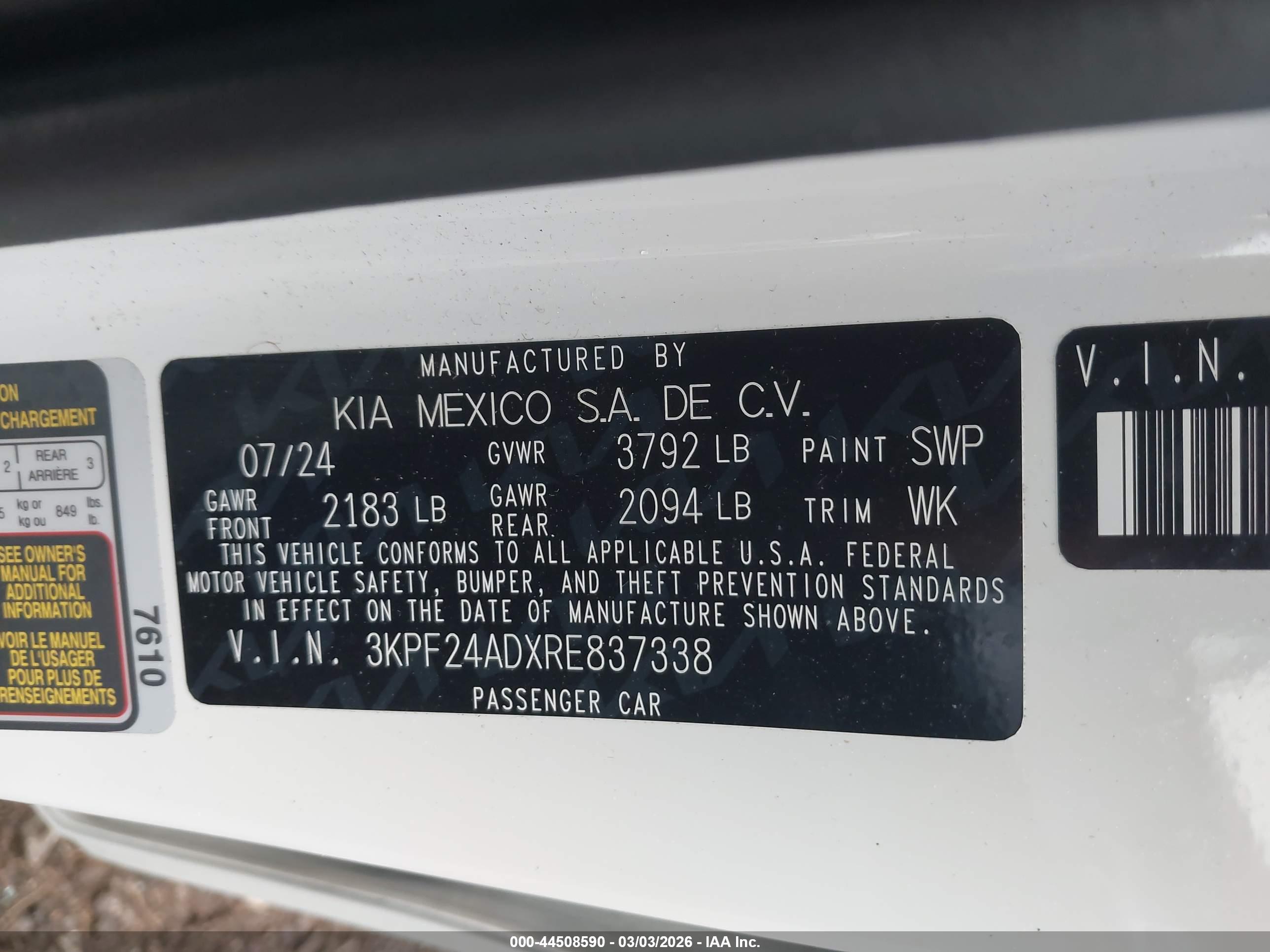 KIA FORTE image 9