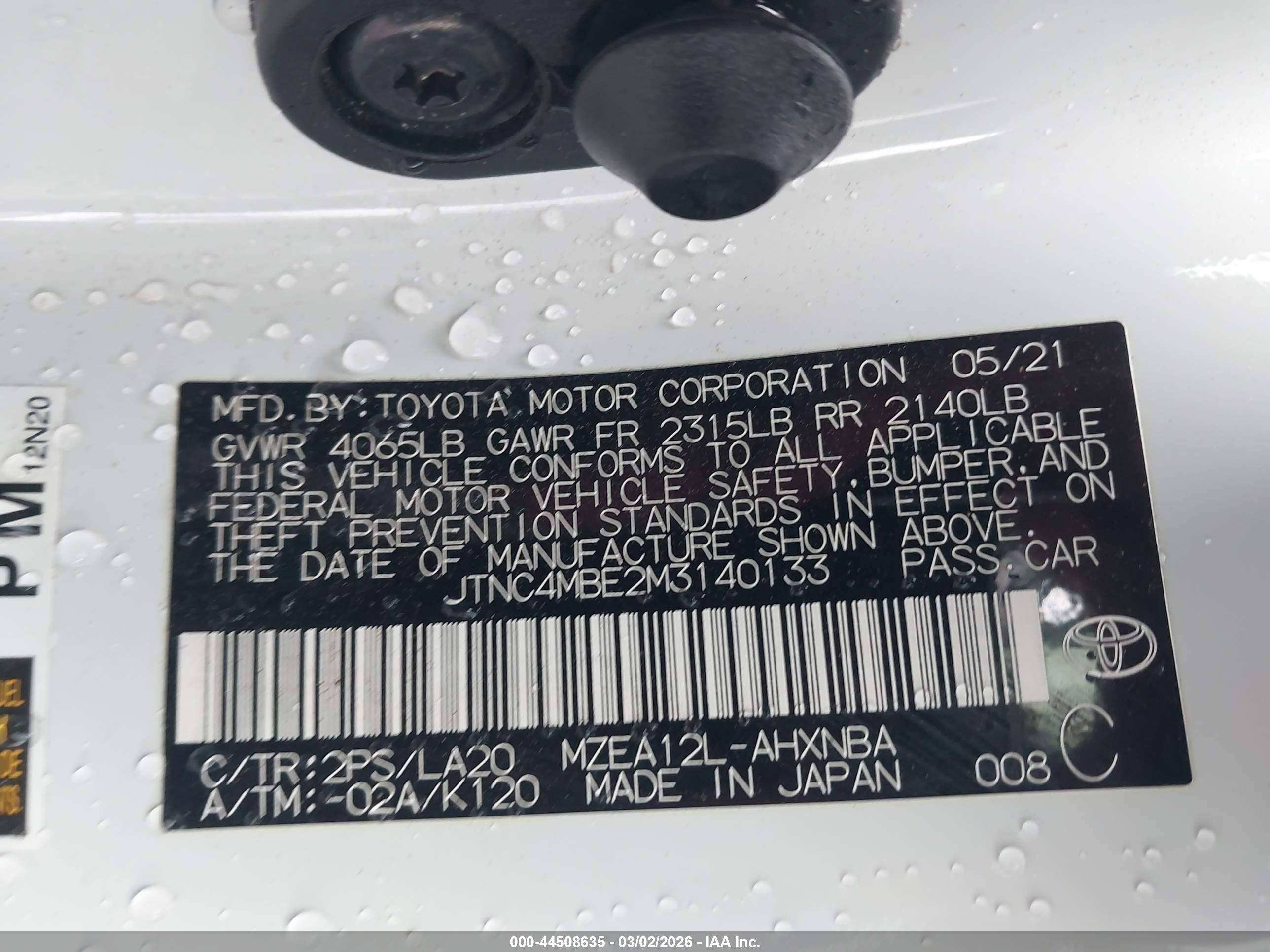 TOYOTA COROLLA image 9