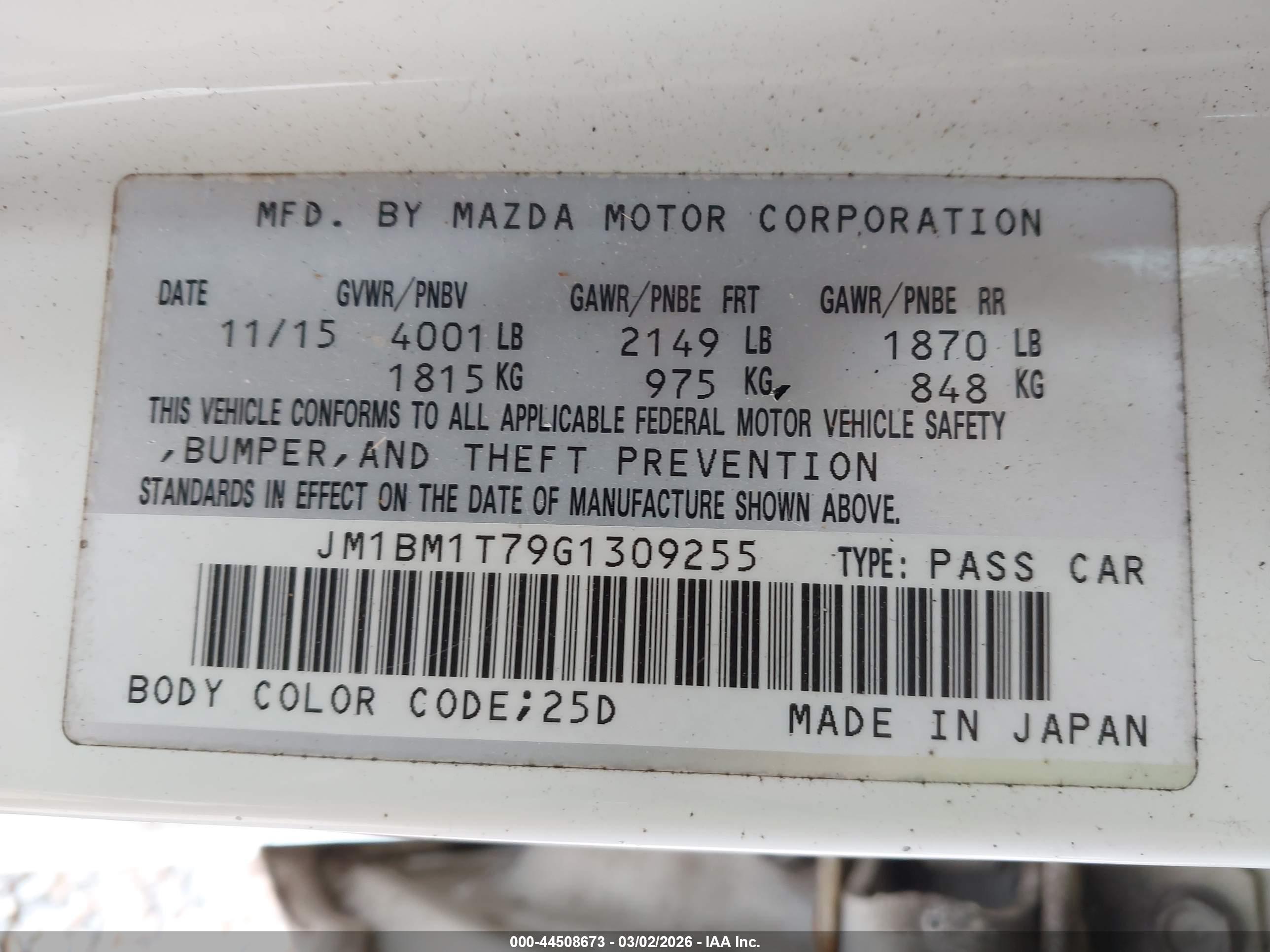 MAZDA MAZDA3 image 9