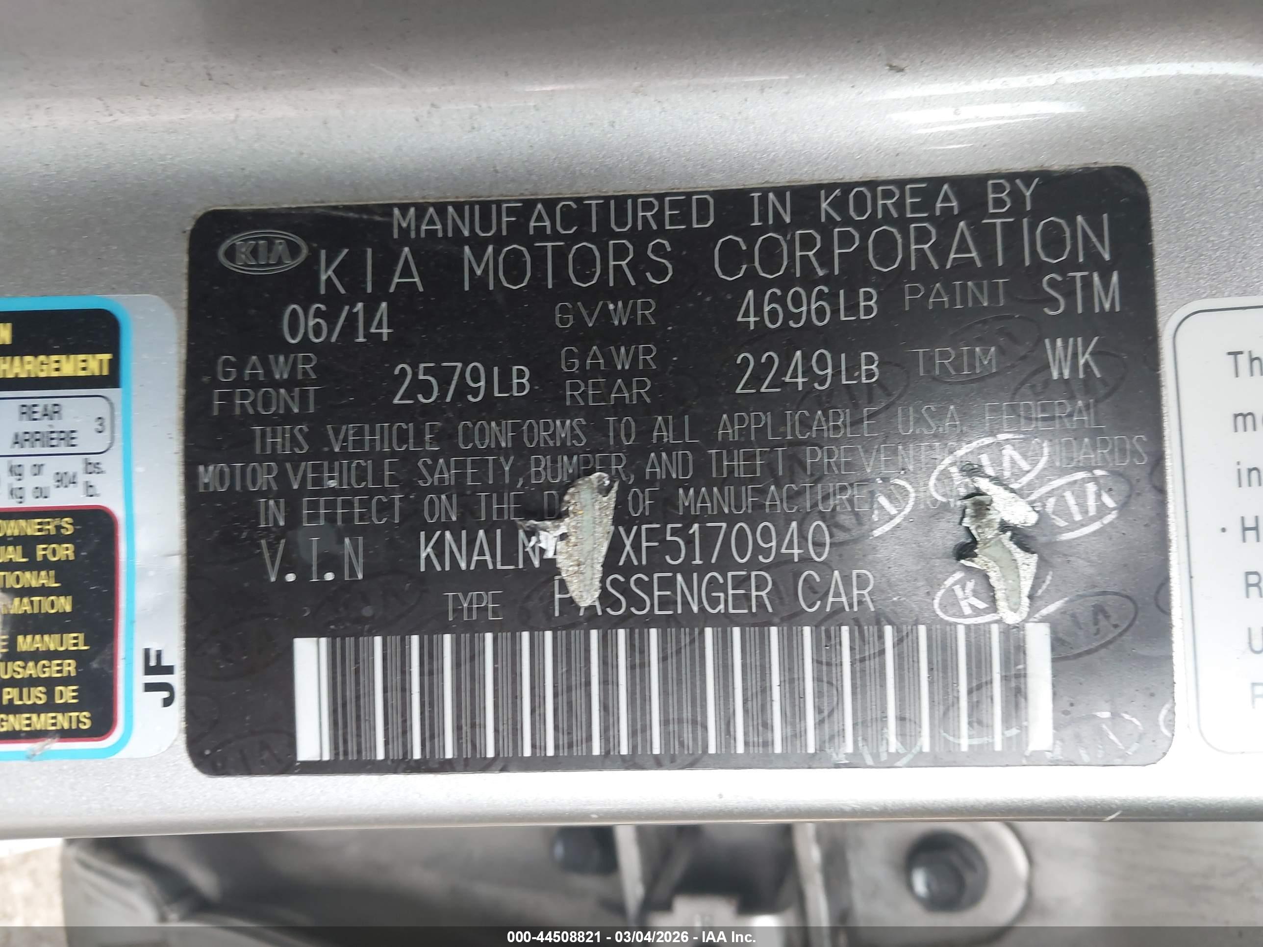 KIA CADENZA image 9
