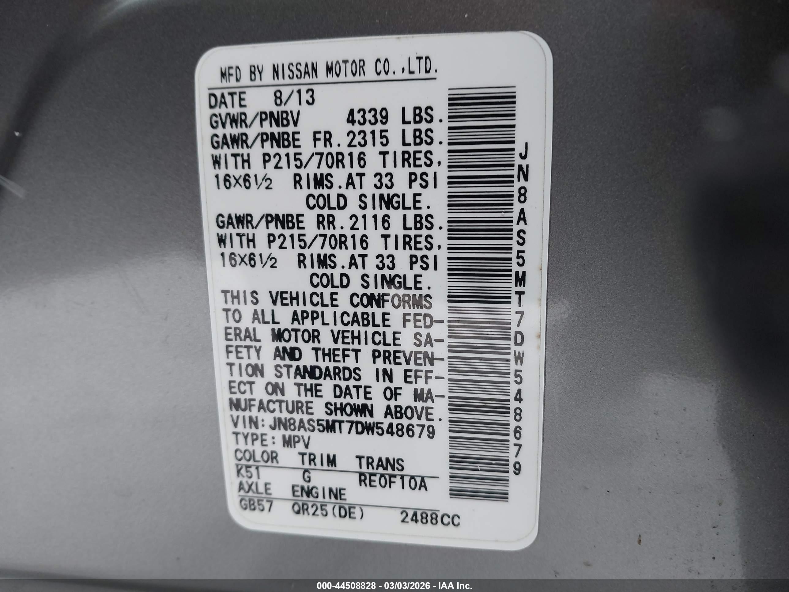 NISSAN ROGUE image 9