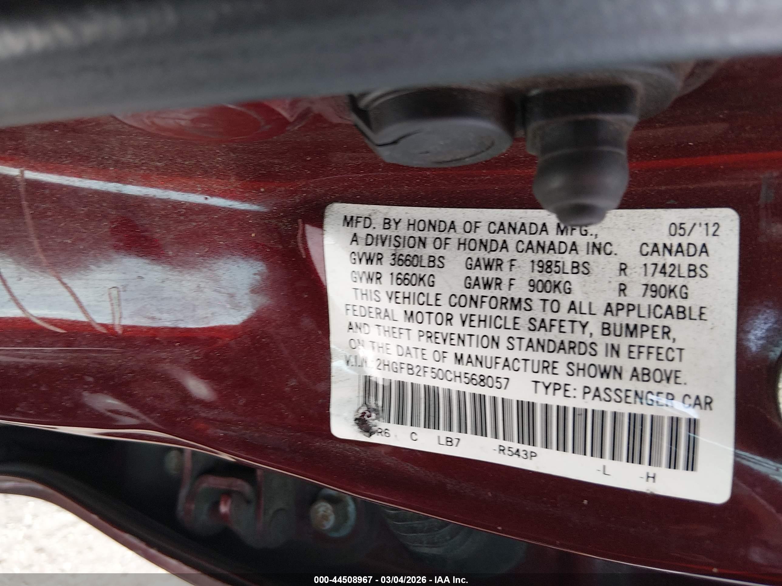 HONDA CIVIC image 9