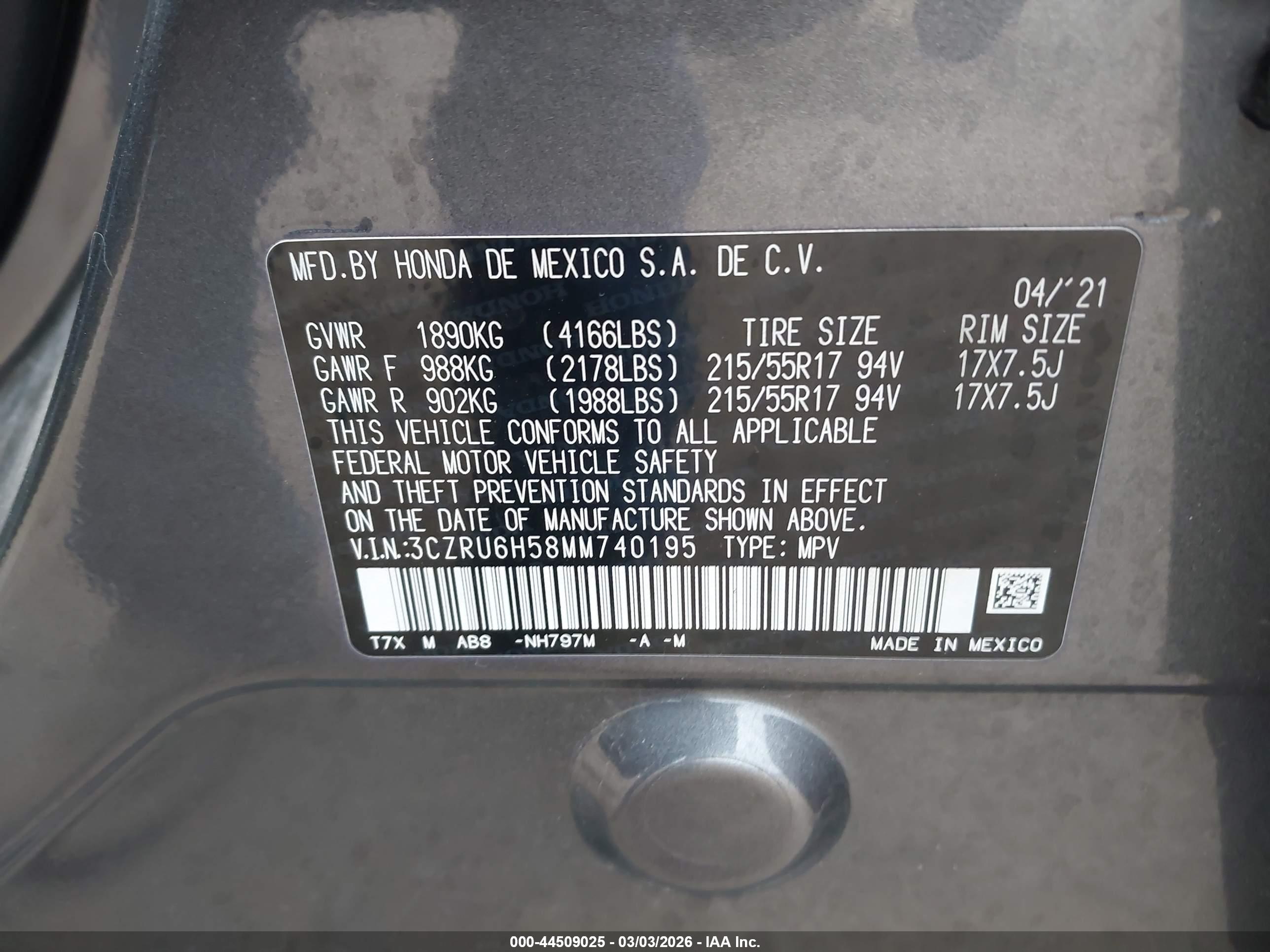 HONDA HR-V image 9