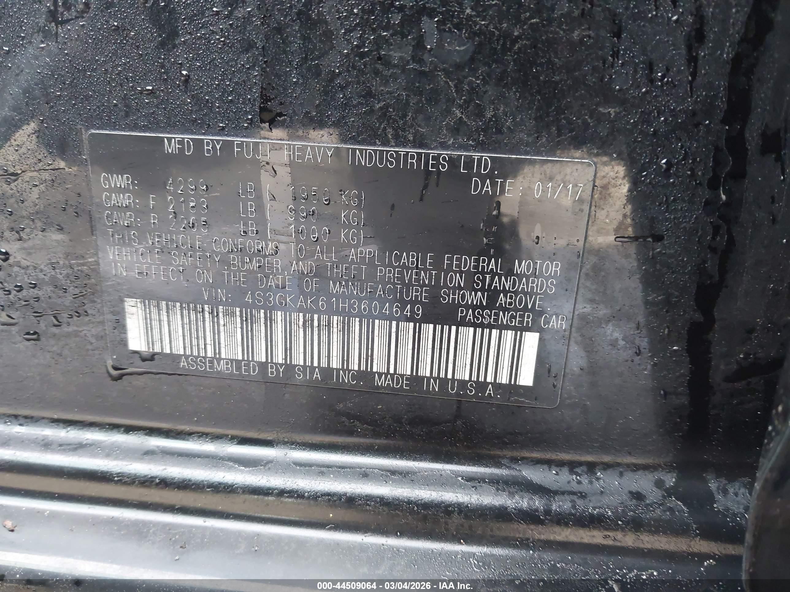 SUBARU IMPREZA image 9