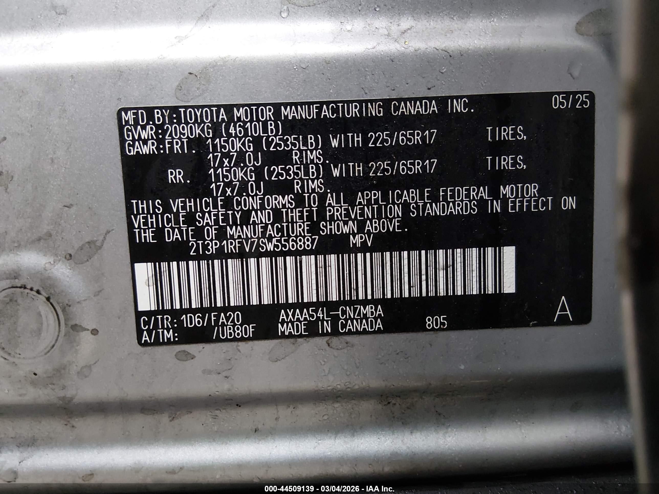 TOYOTA RAV4 image 9
