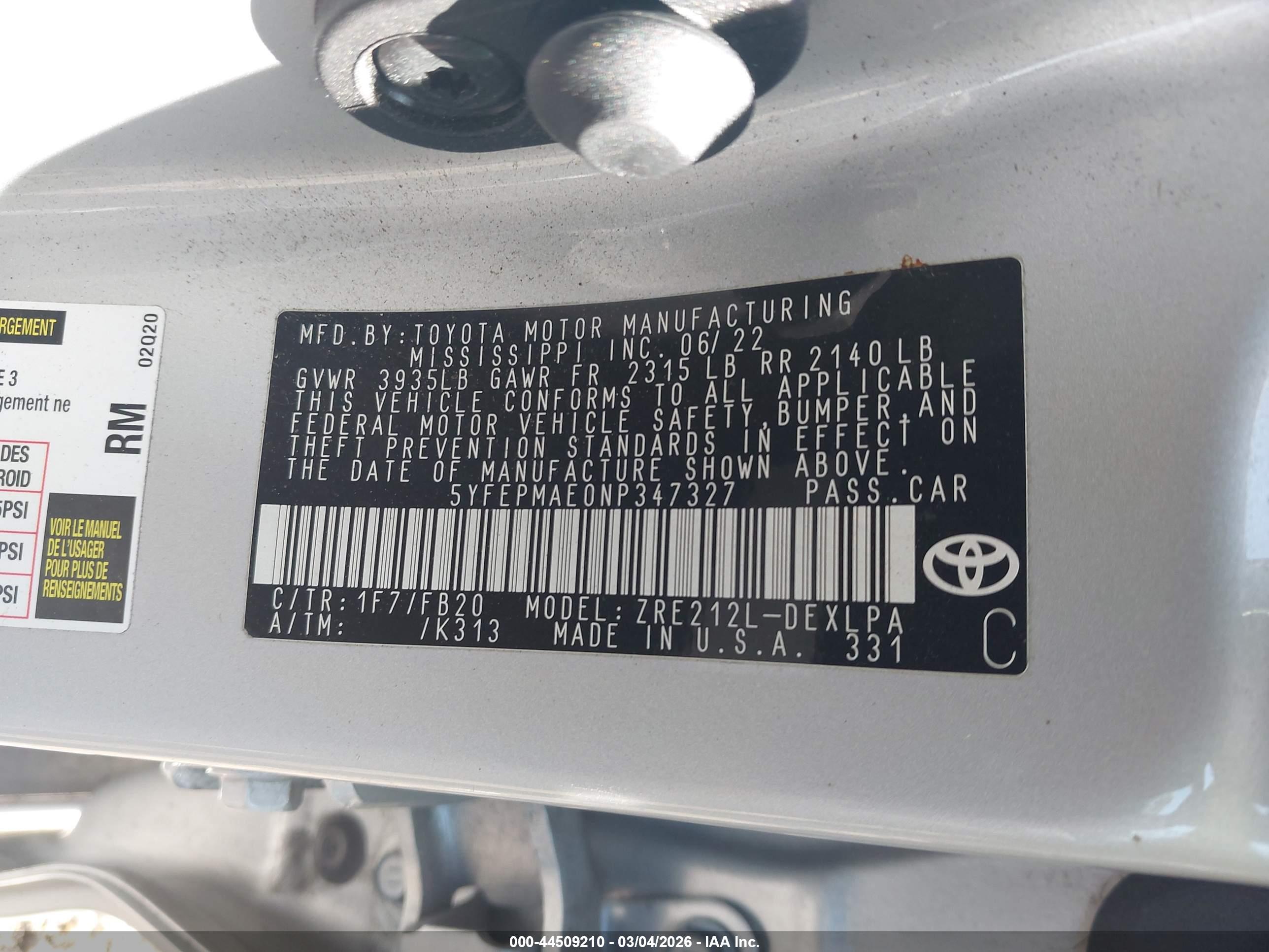 TOYOTA COROLLA image 9