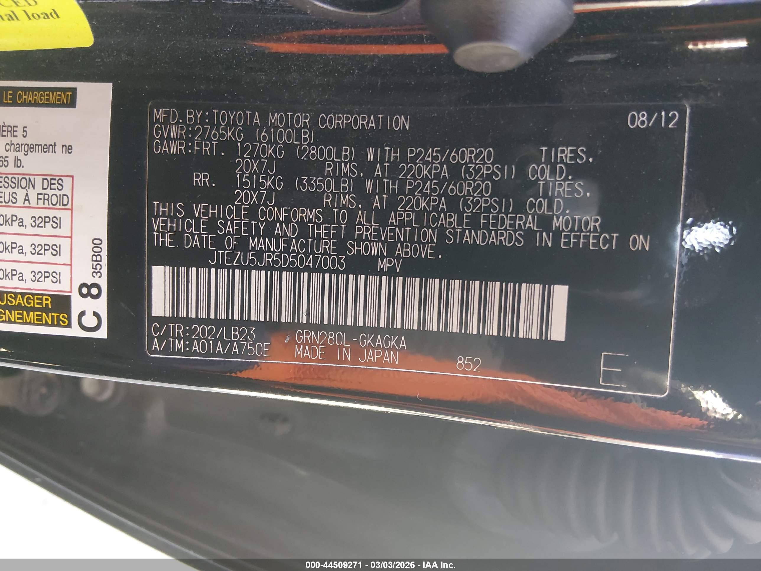 TOYOTA 4RUNNER image 9