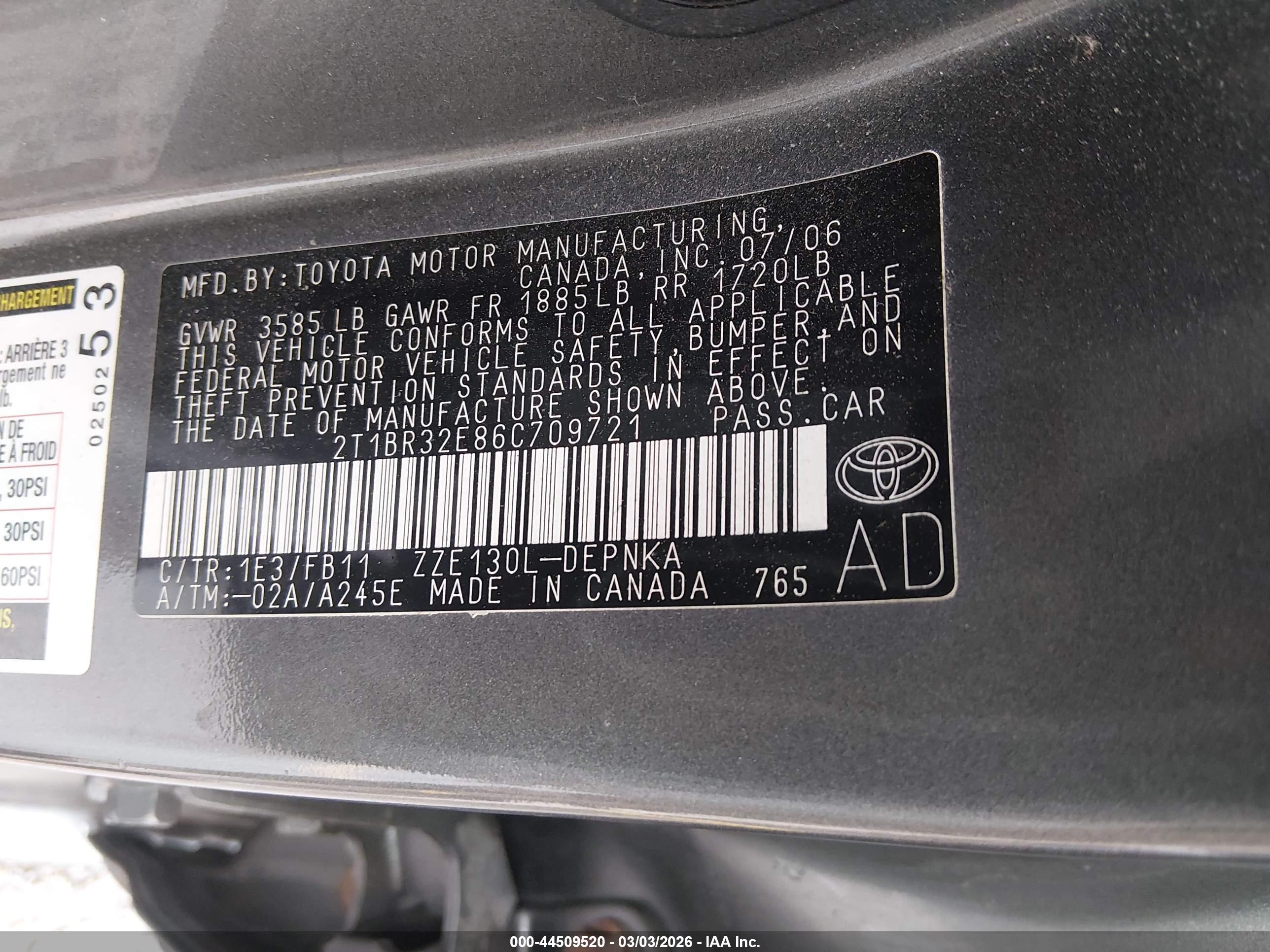 TOYOTA COROLLA image 9